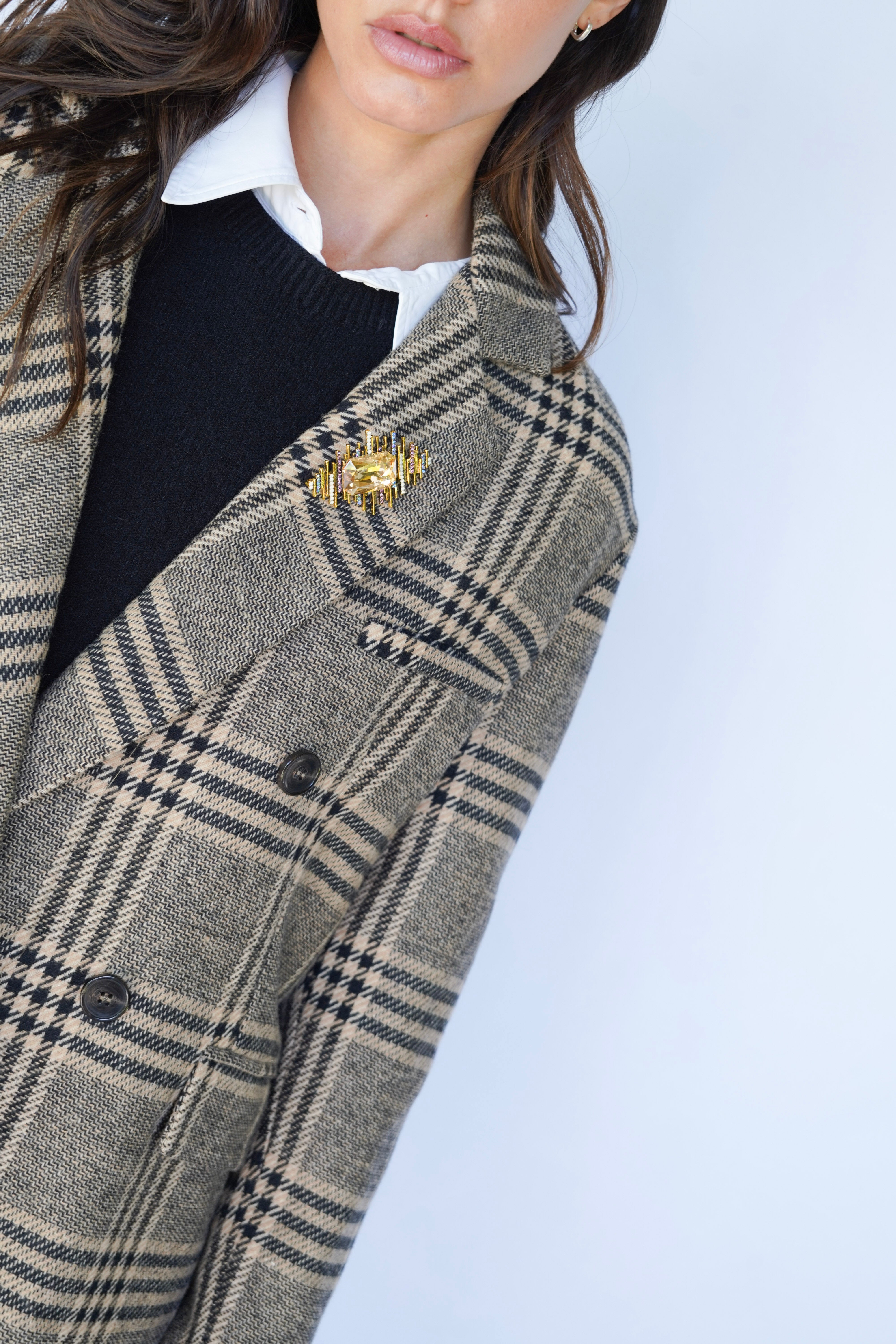 Chaqueta Anna Camel