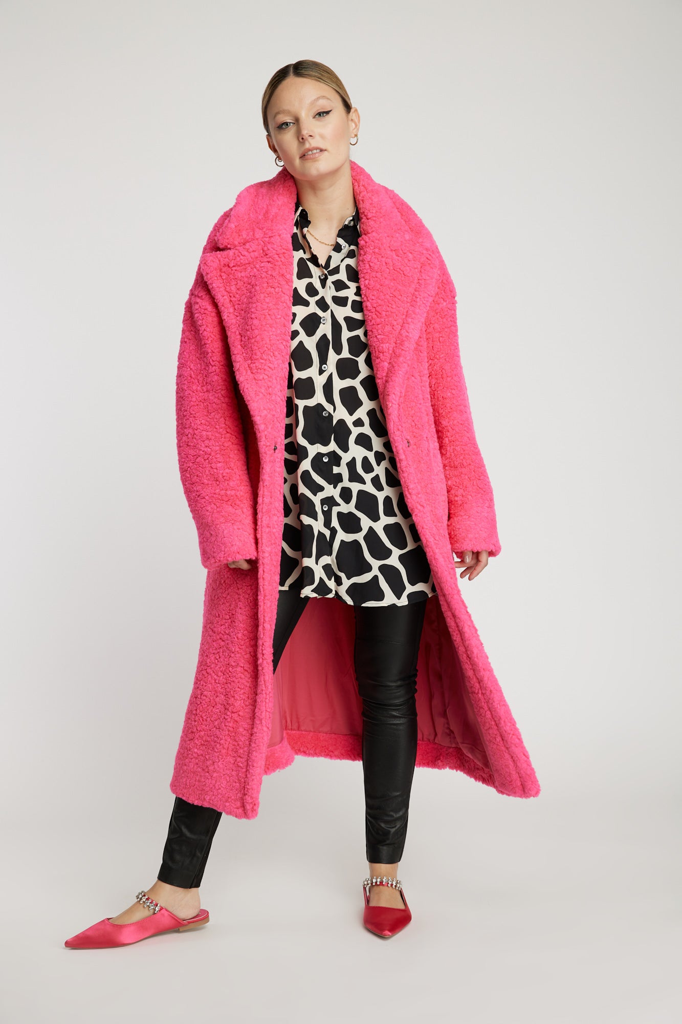 Abrigo Fucsia Leidiró