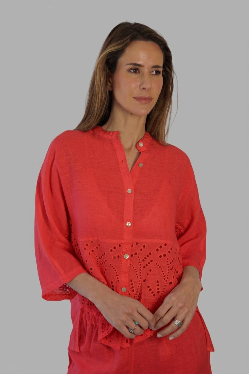 Blusa Alessia Frutilla Leidiró