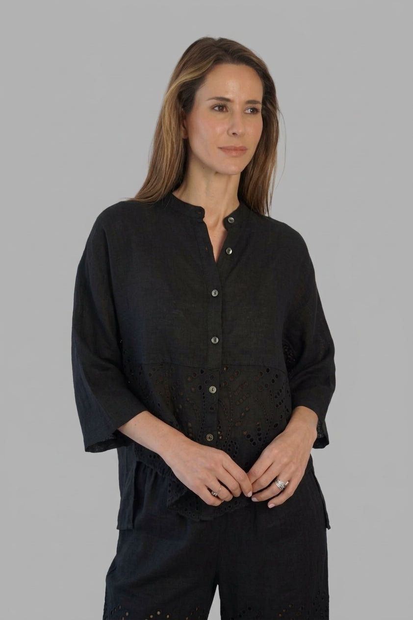 Blusa Alessia Negro Leidiró