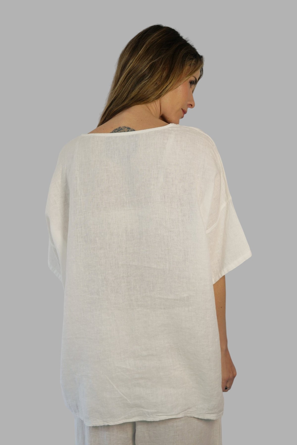 Blusa Giulia Blanco Leidiró