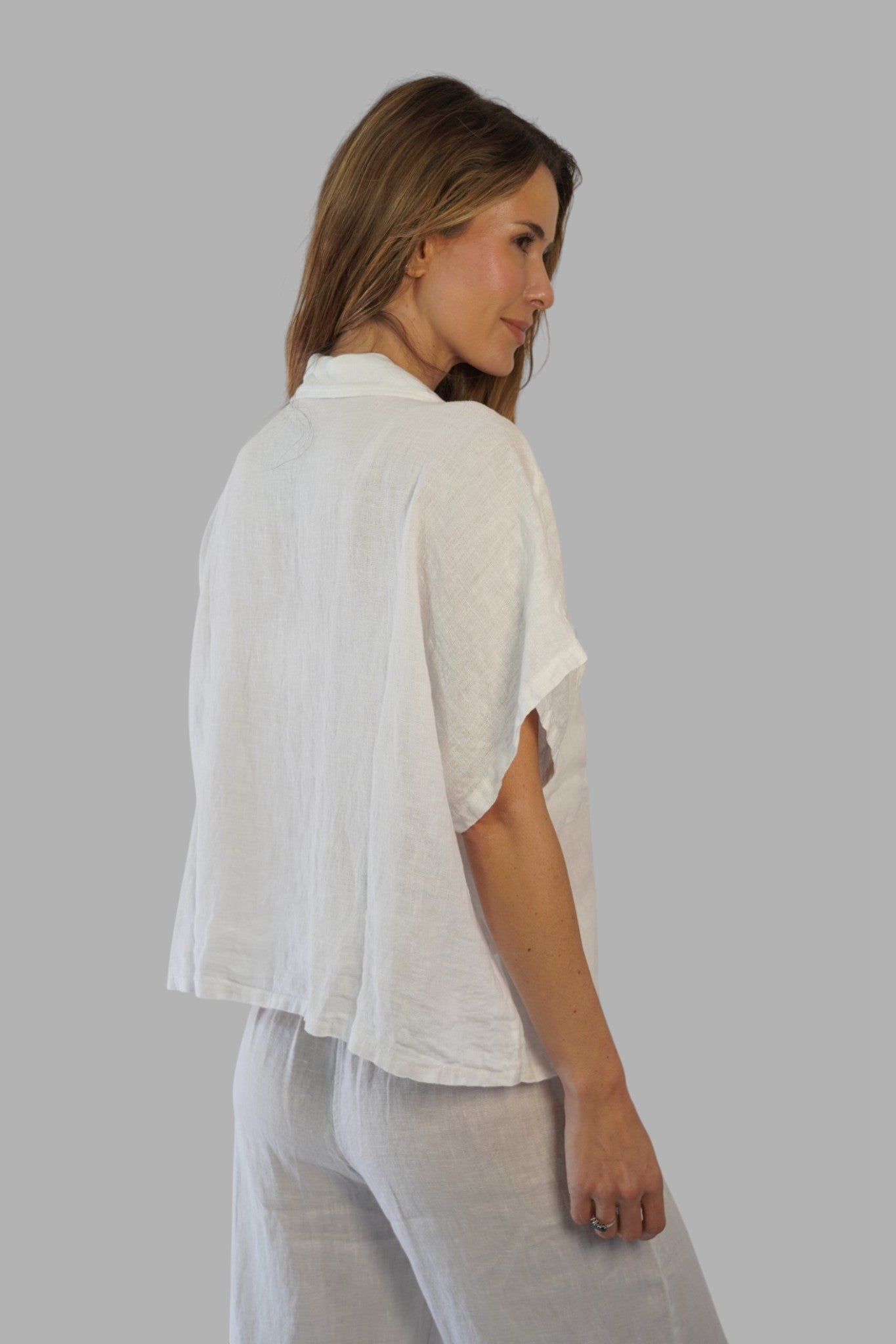 Blusa Bianca Blanco Leidiró
