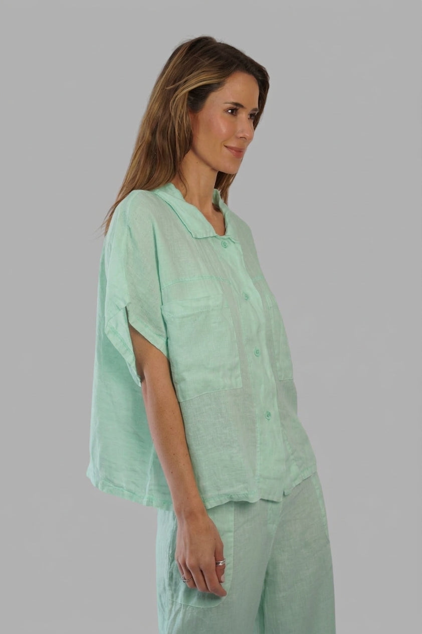 Blusa Bianca Menta Leidiró