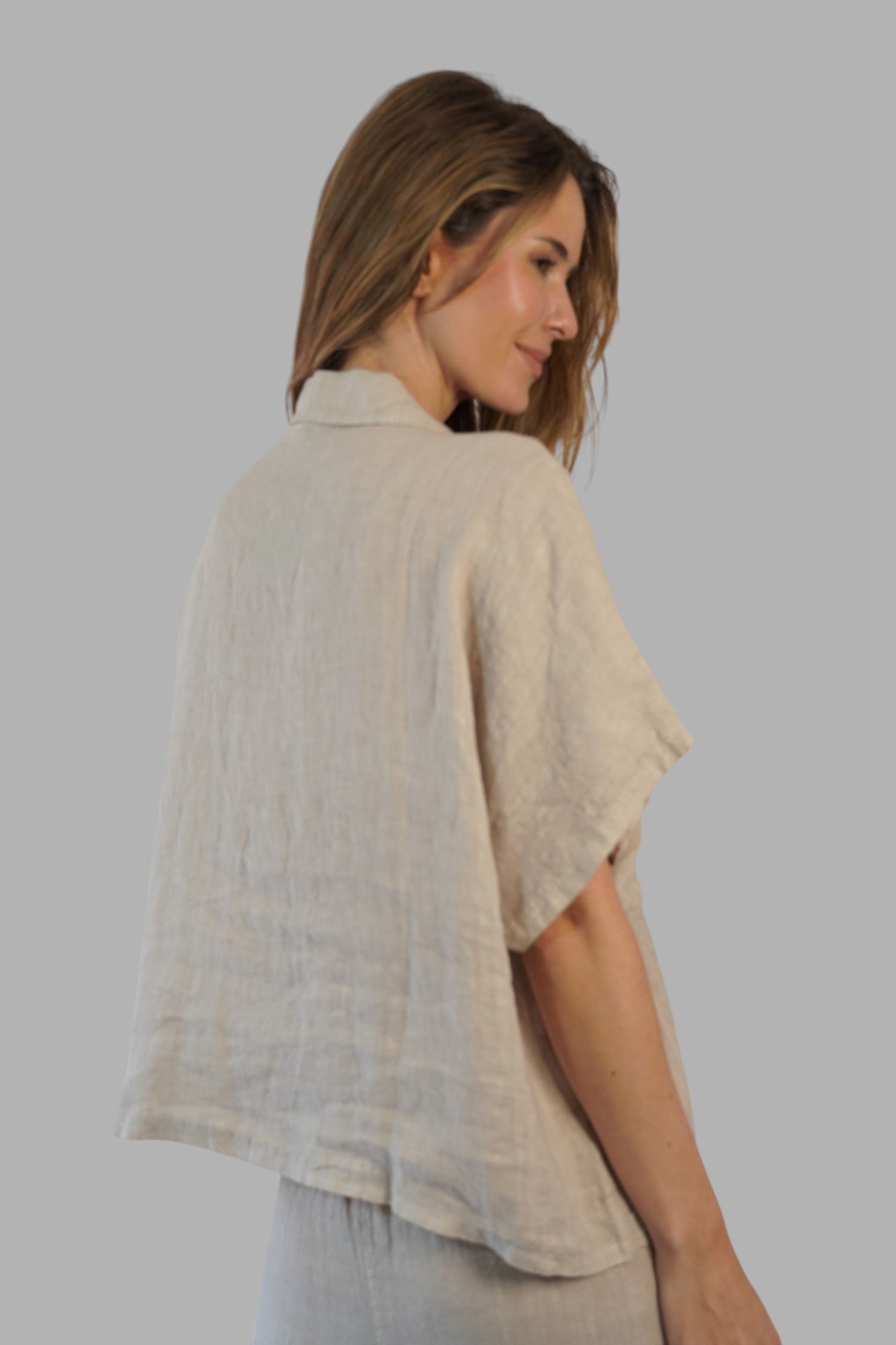 Blusa Bianca Sabbia Leidiró