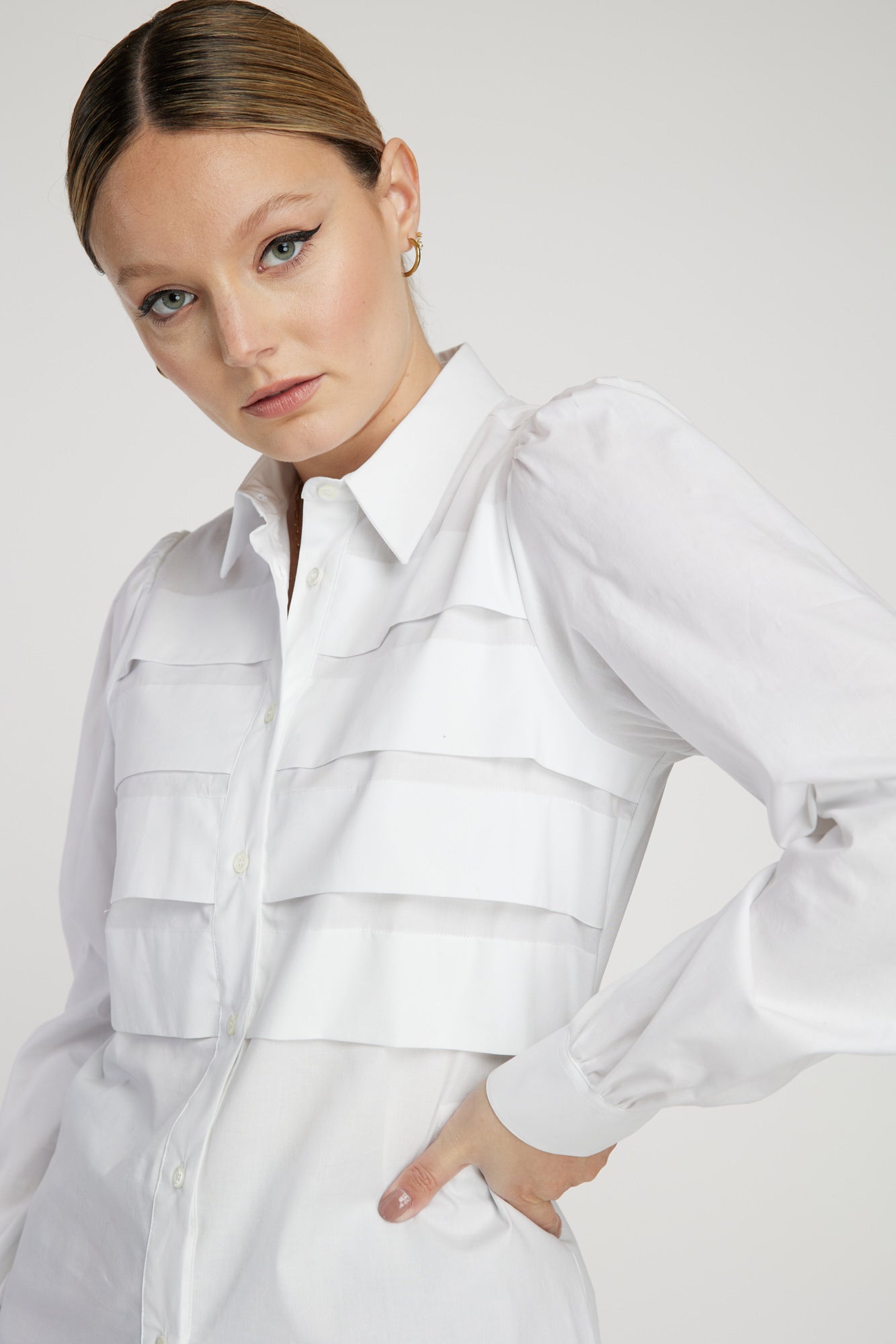 Blusa blanca Leidiró