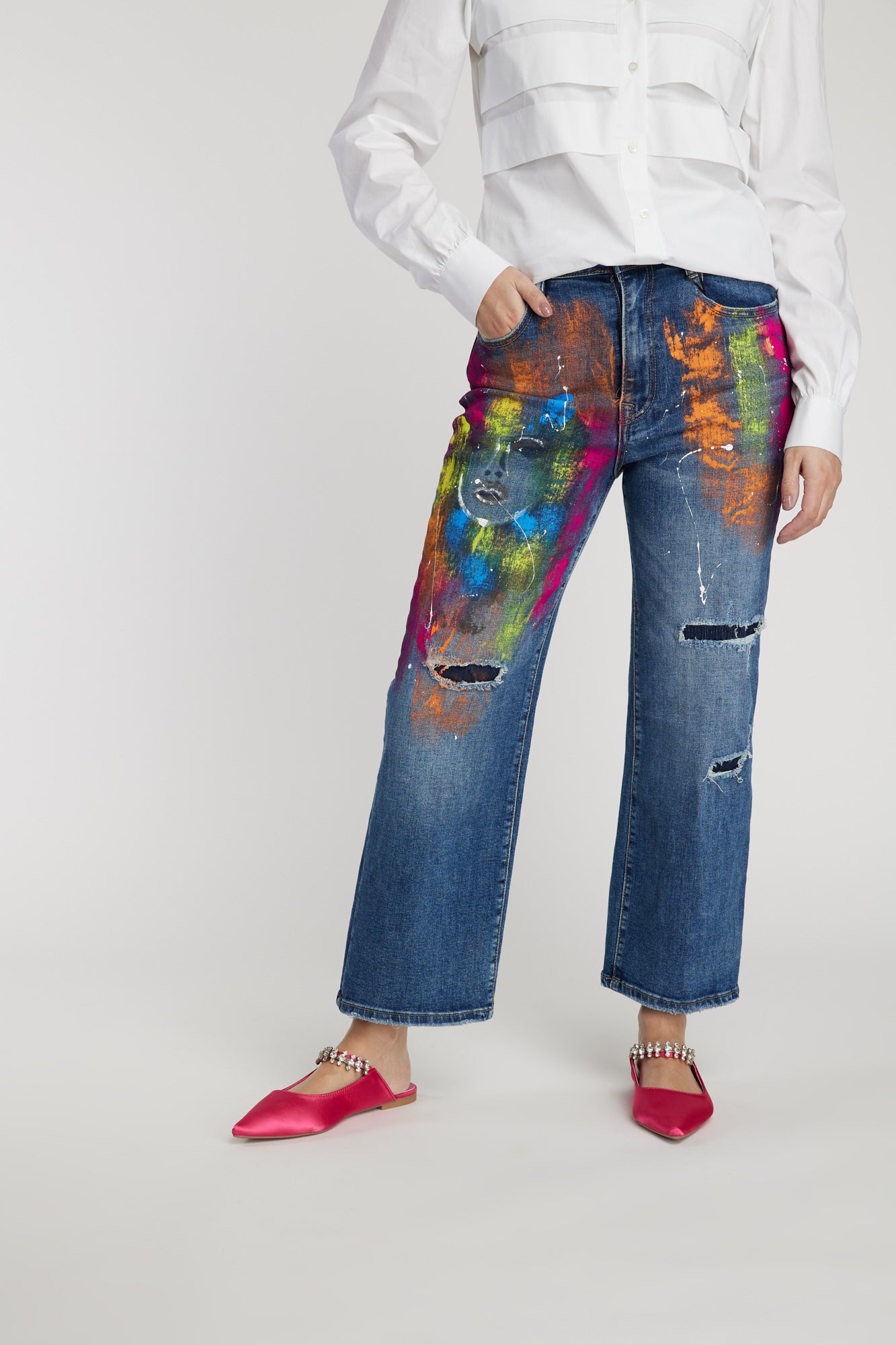 Jeans colores Leidiró