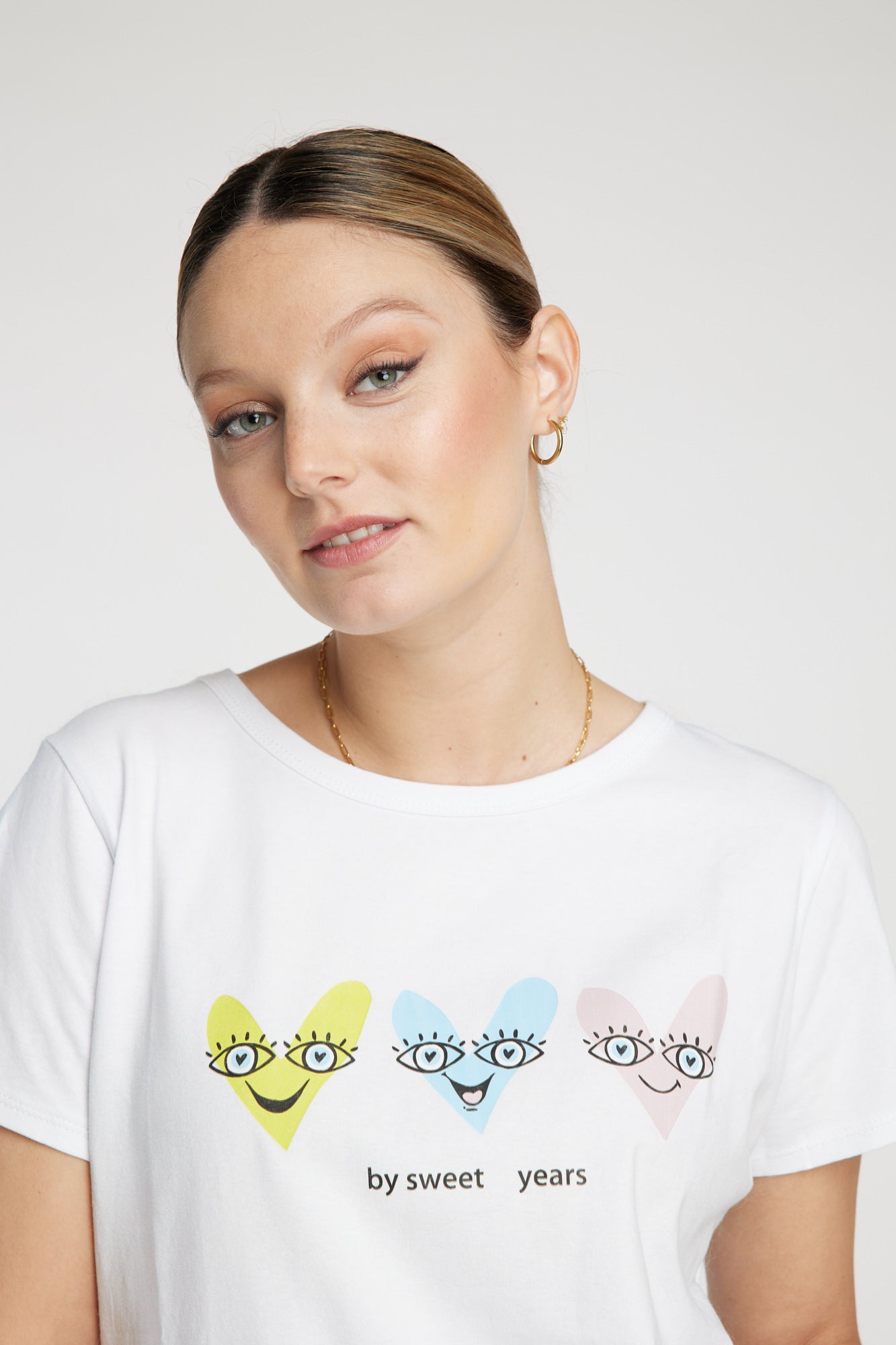 Polera corazones Leidiró