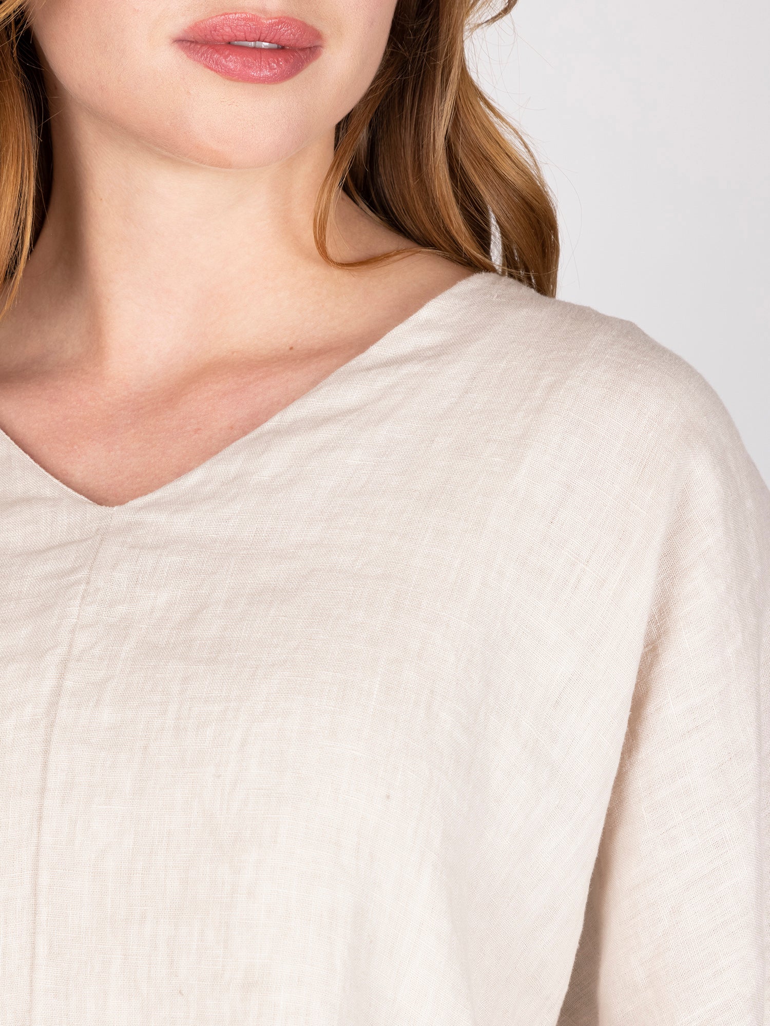 Polera Lino Sabbia Leidiro