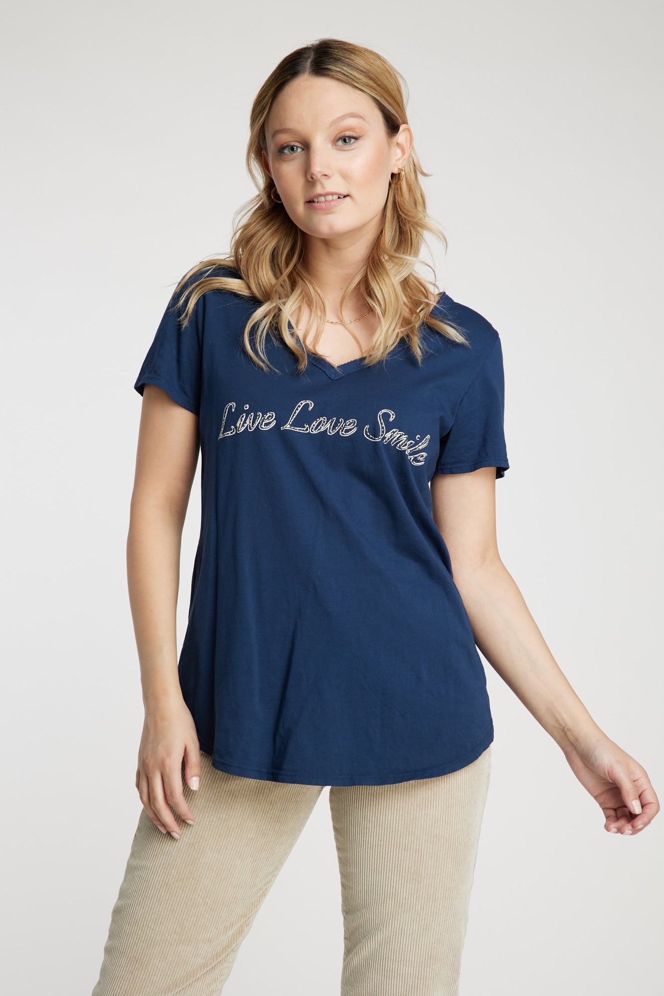 Polera azul Leidiró