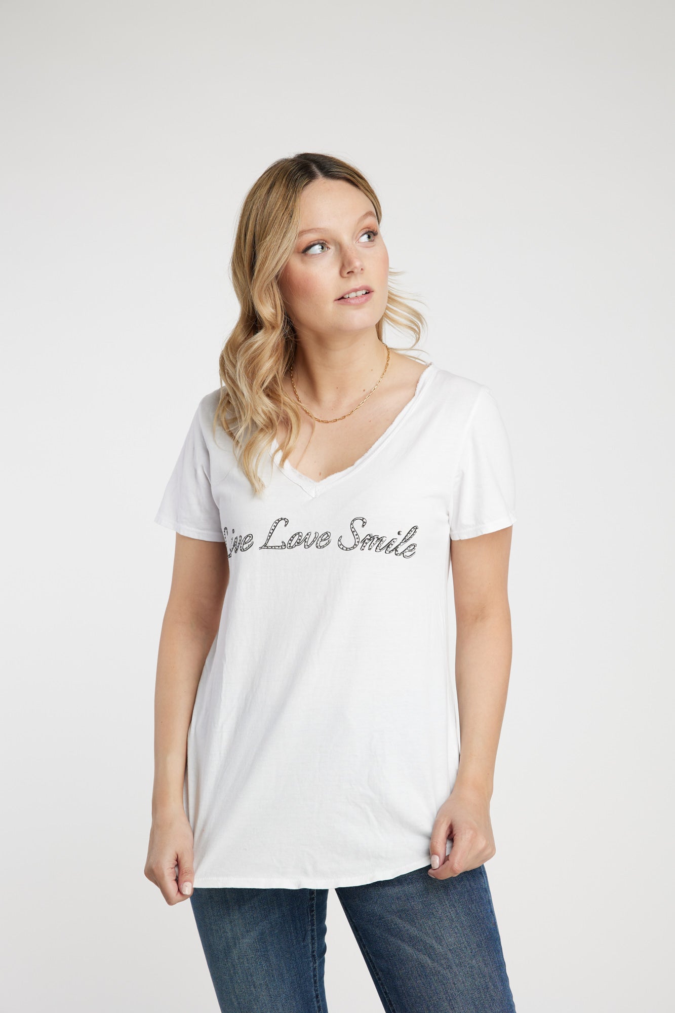 Polera blanca Leidiró