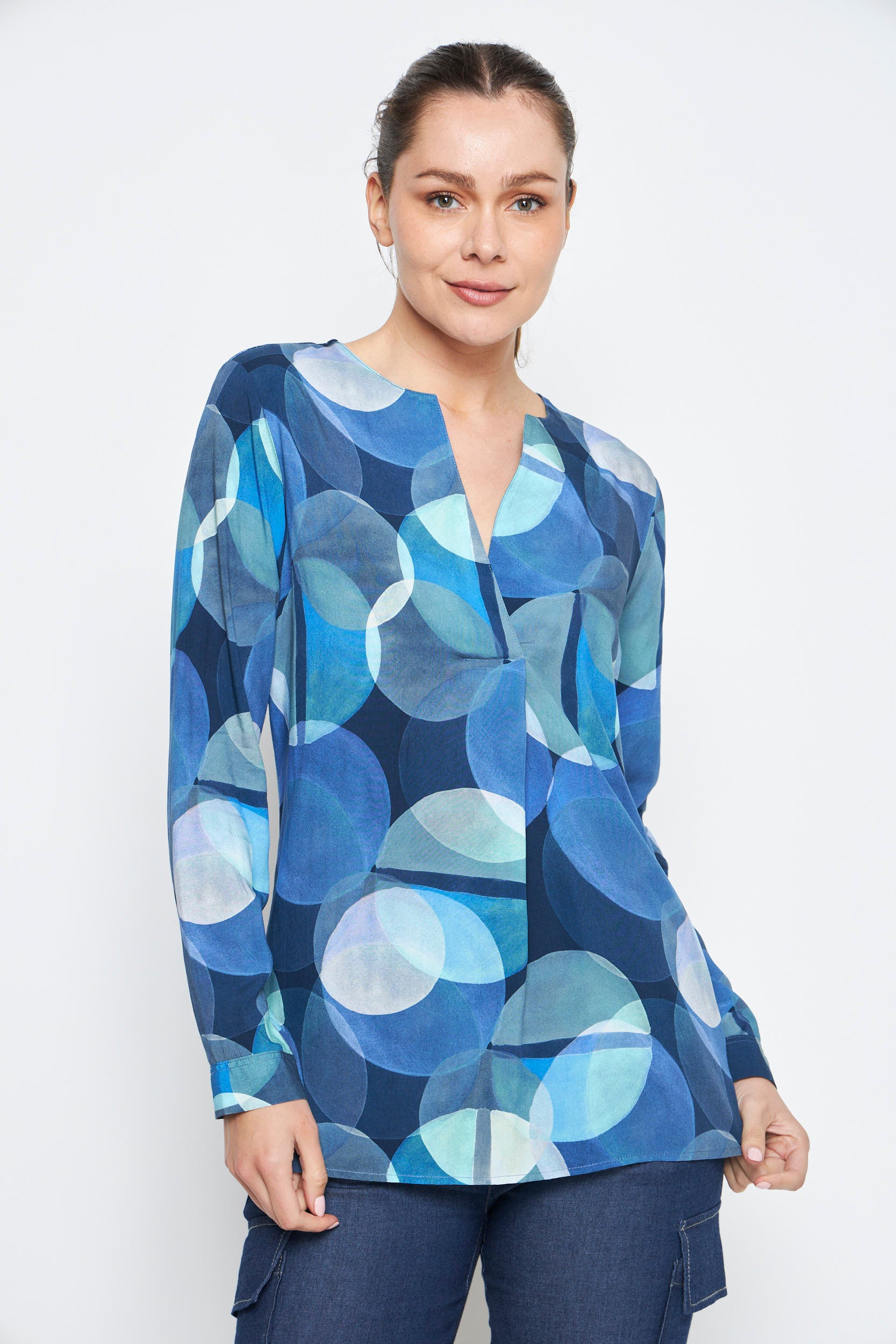 BLUSA LUNA AZUL