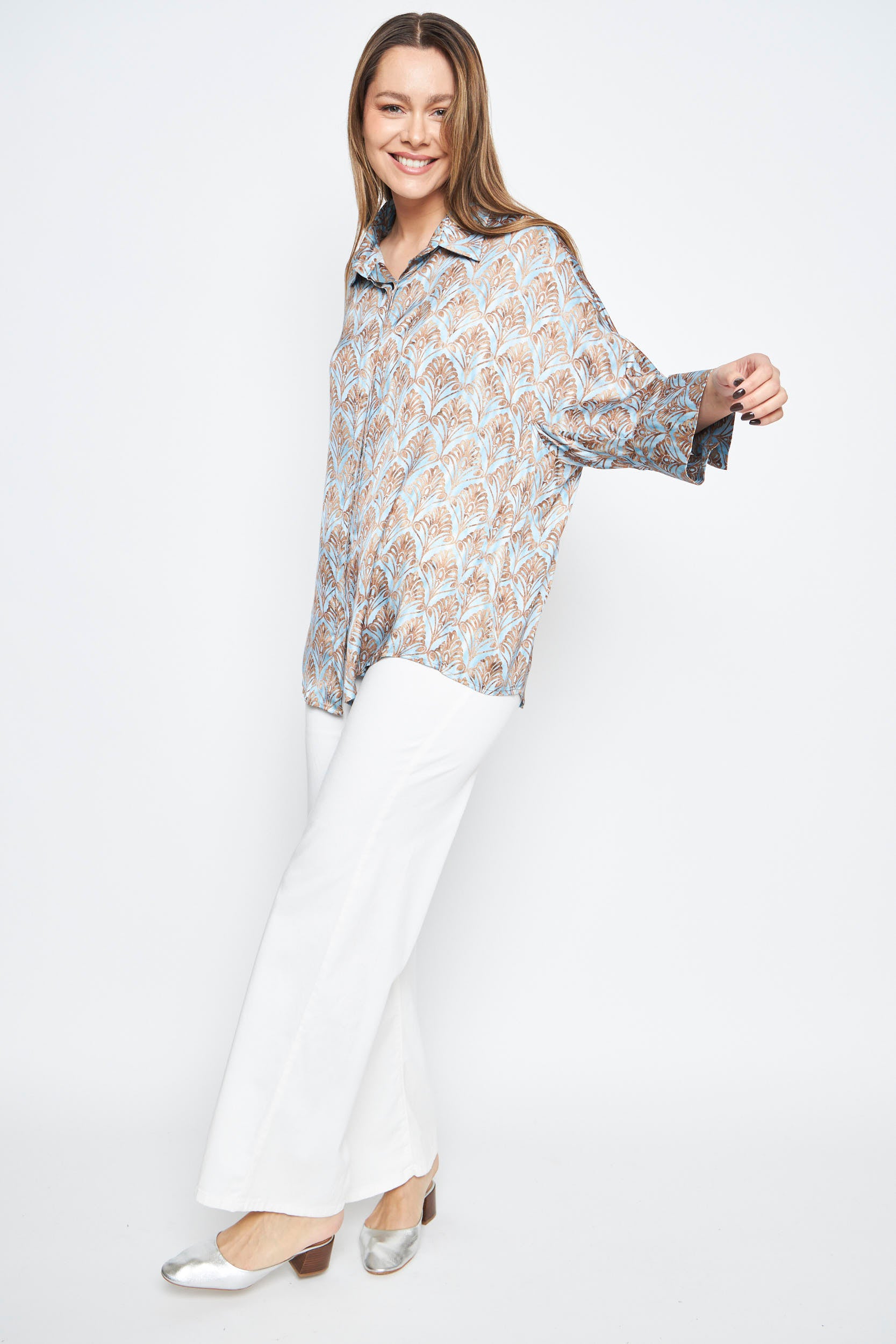 BLUSA VITA CELESTE
