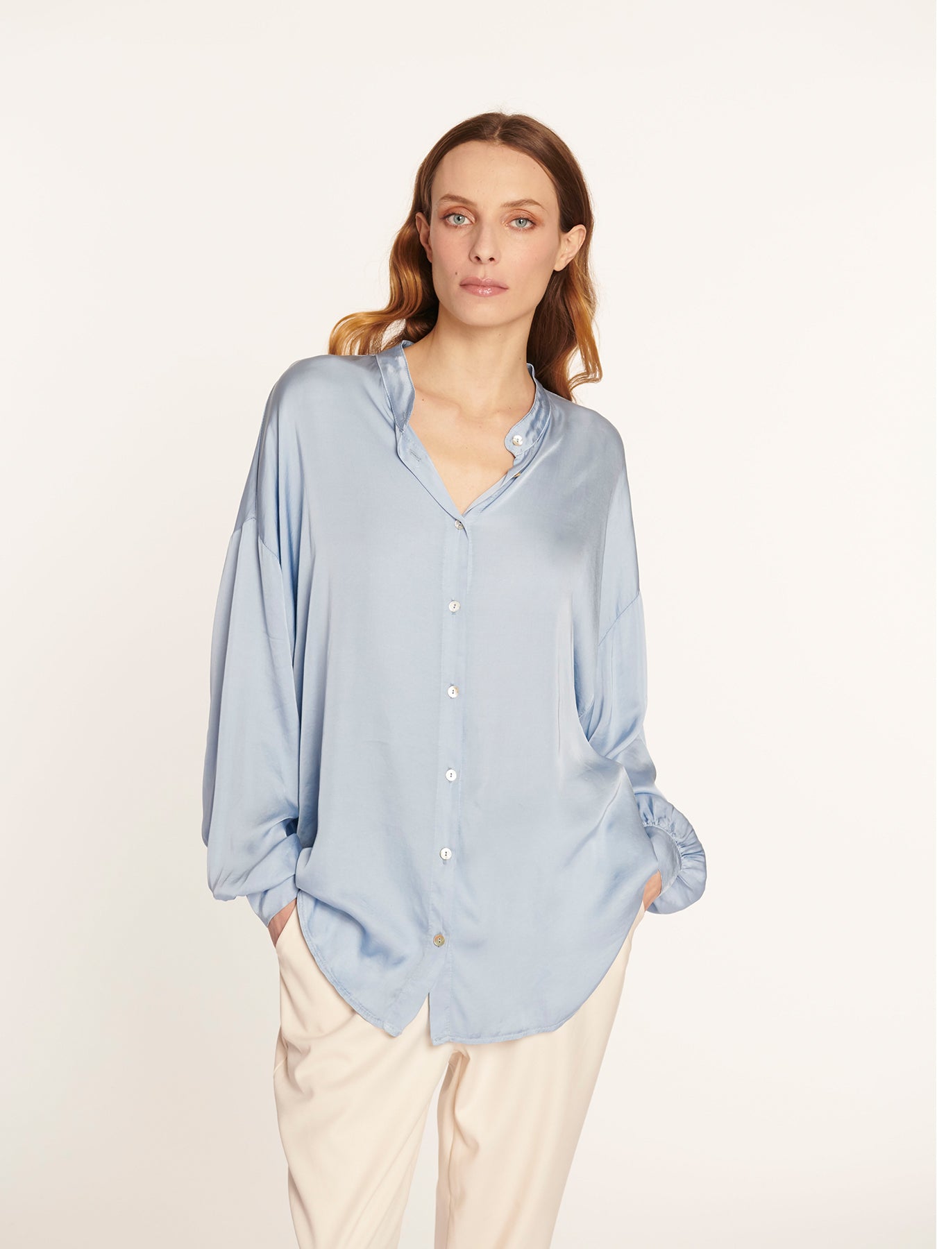 Blusa Fiorella Cielo Leidiró