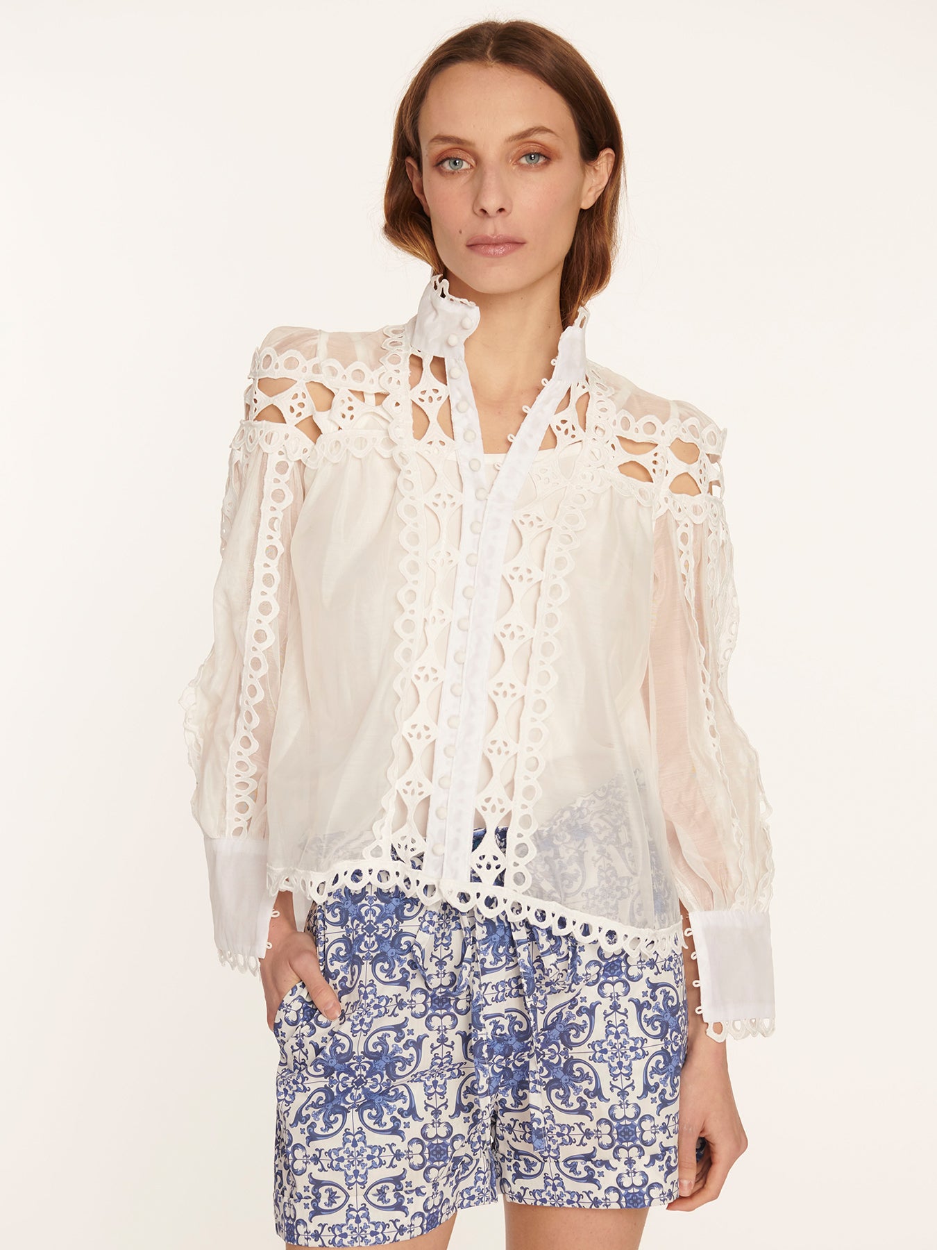 Blusa Giulia Blanco Leidiró