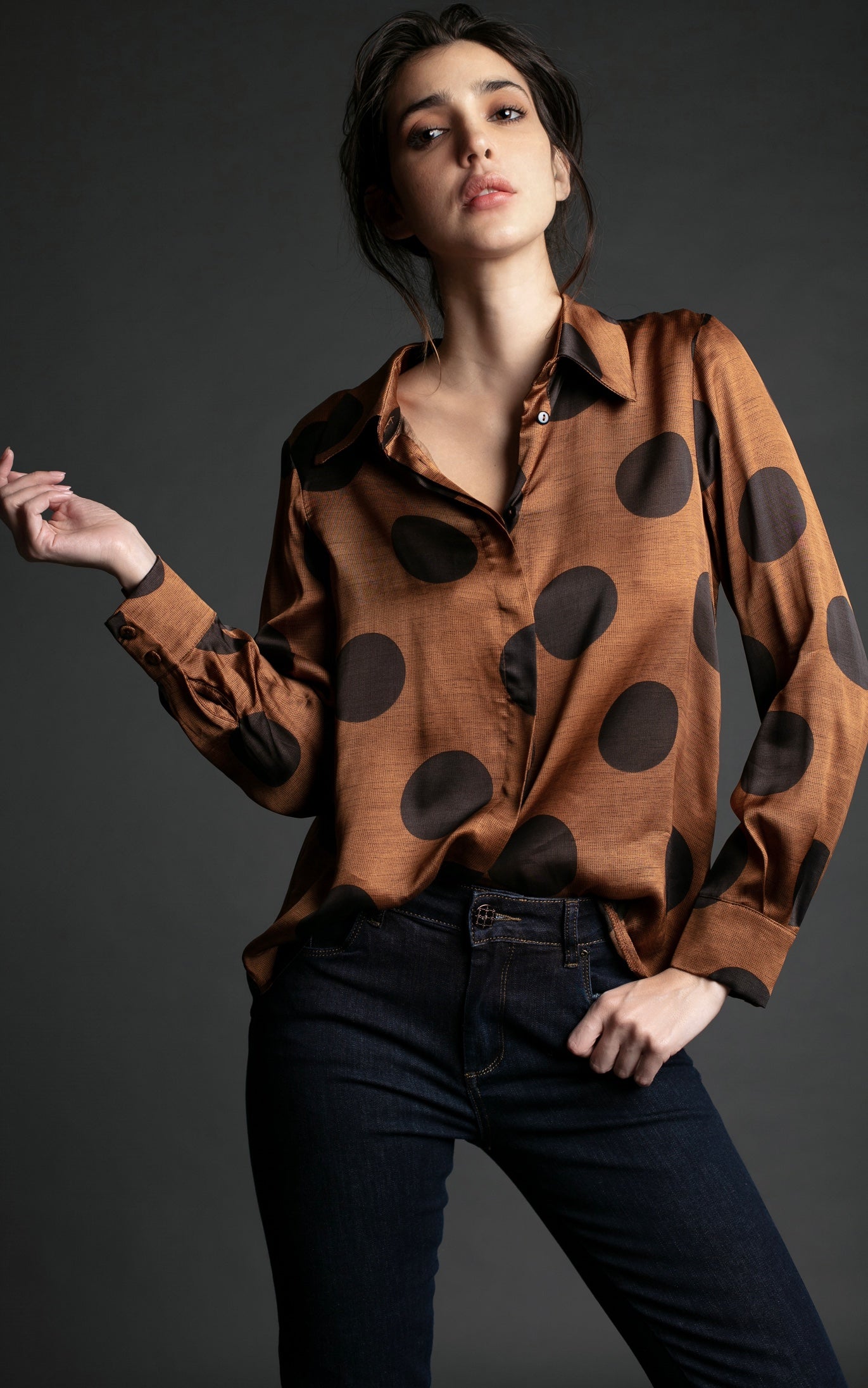 BLUSA CATERINA BRUCIATO