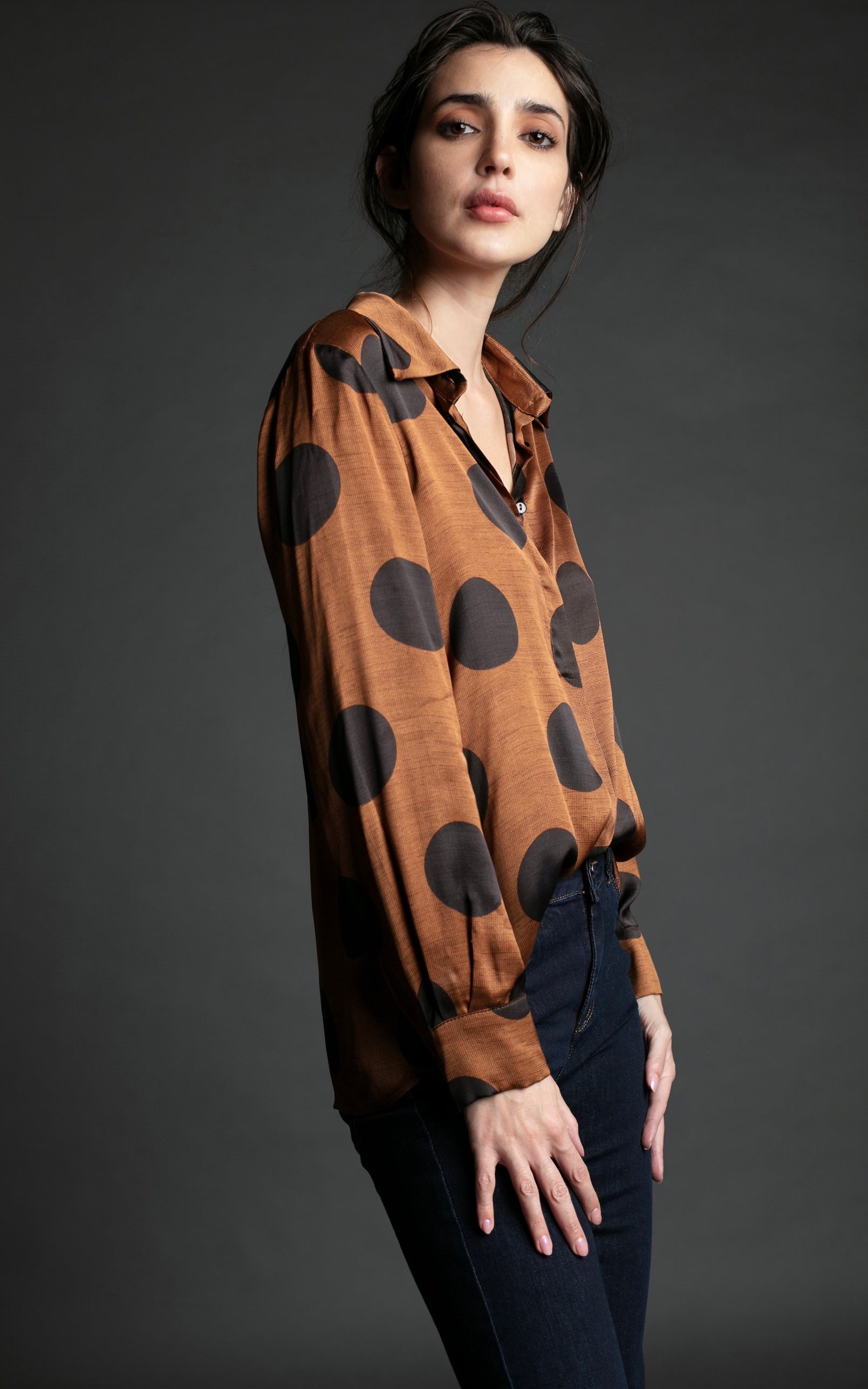 BLUSA CATERINA BRUCIATO