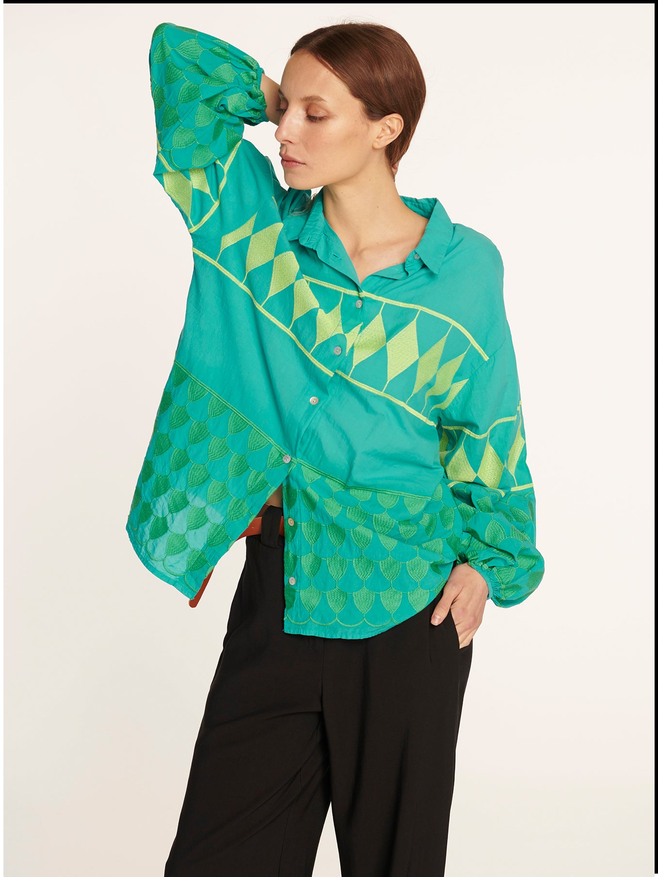 Blusa Allegra Menta Leidiró