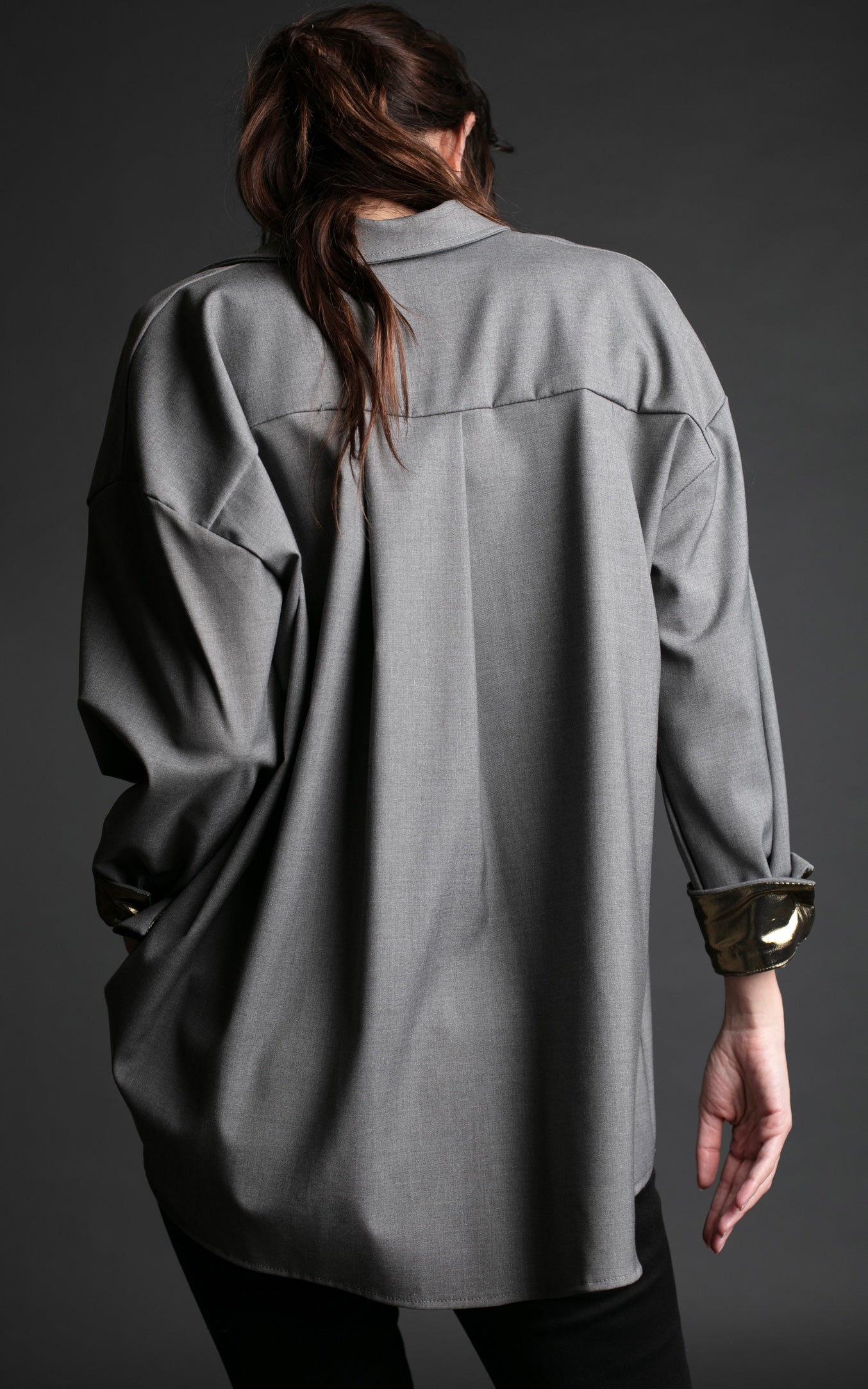 BLUSA ALESSANDRA GRIS