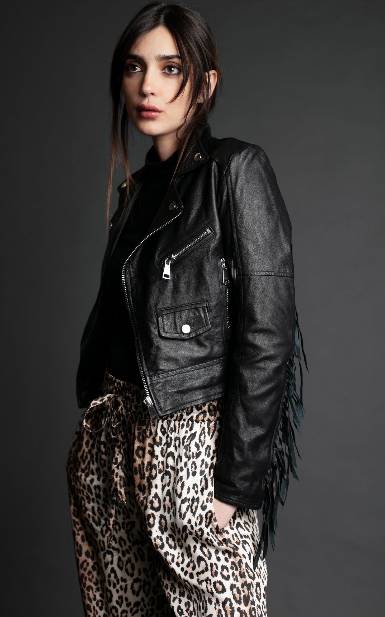 CHAQUETA STEFANIA NEGRO