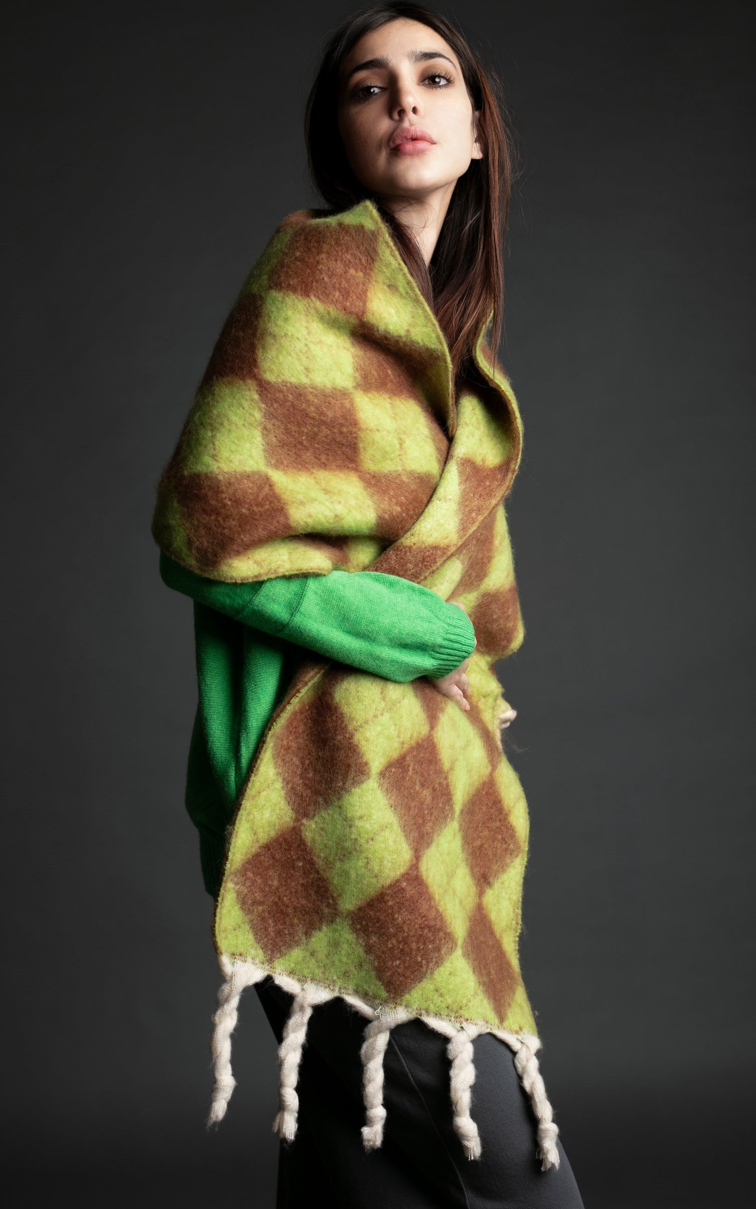 ECHARPE MARGHERITA PISTACHO