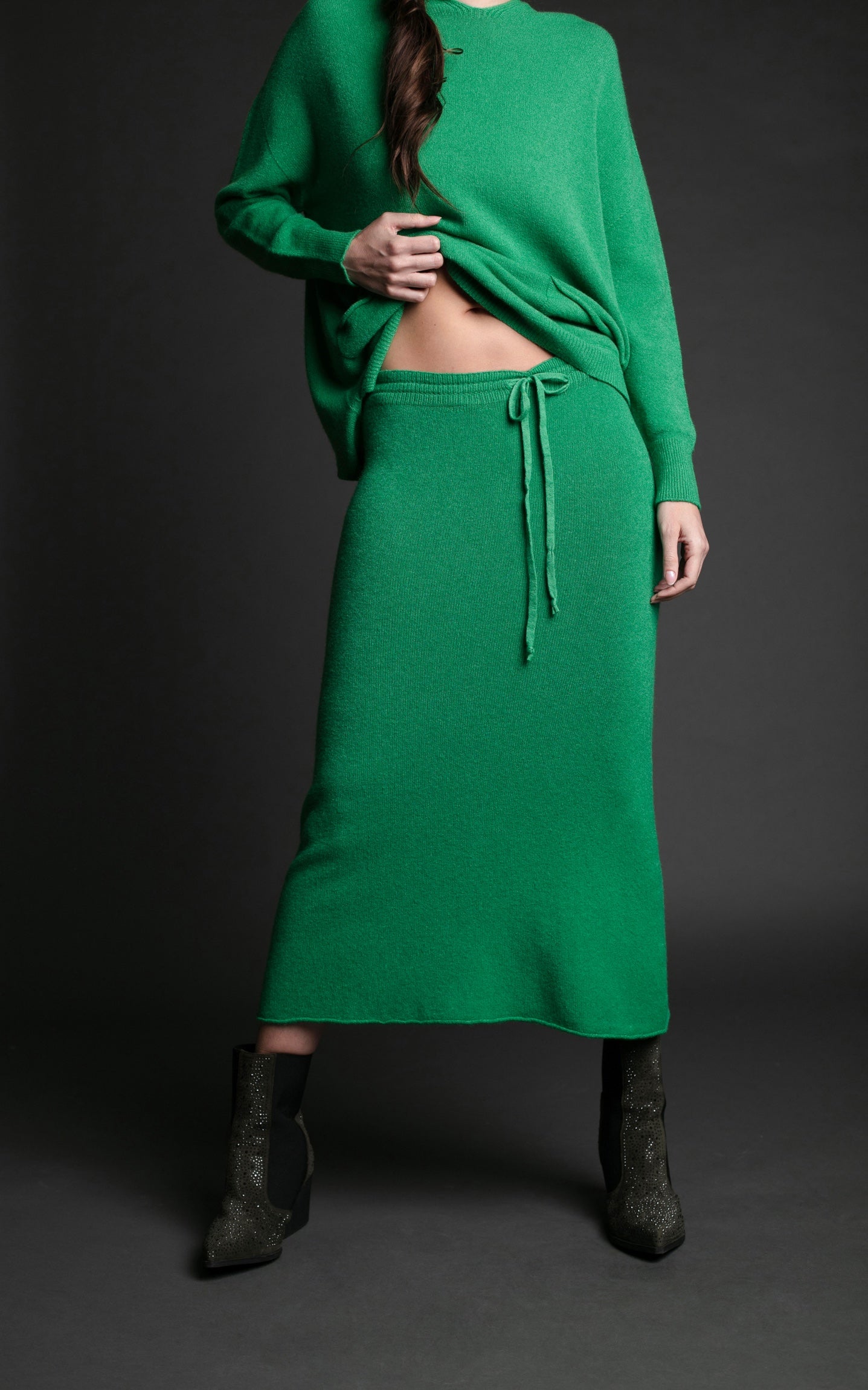 FALDA ELETTRA VERDE