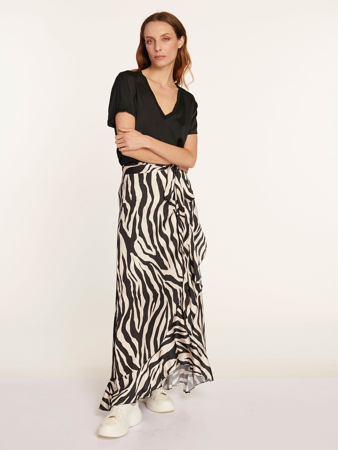 Falda Celestina Zebra Leidiró
