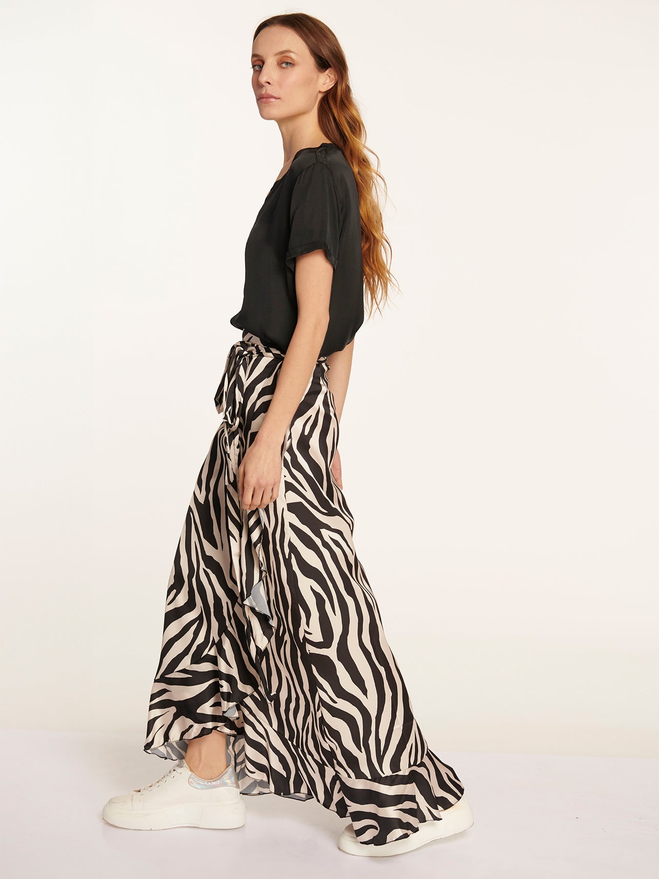 Falda Celestina Zebra Leidiró