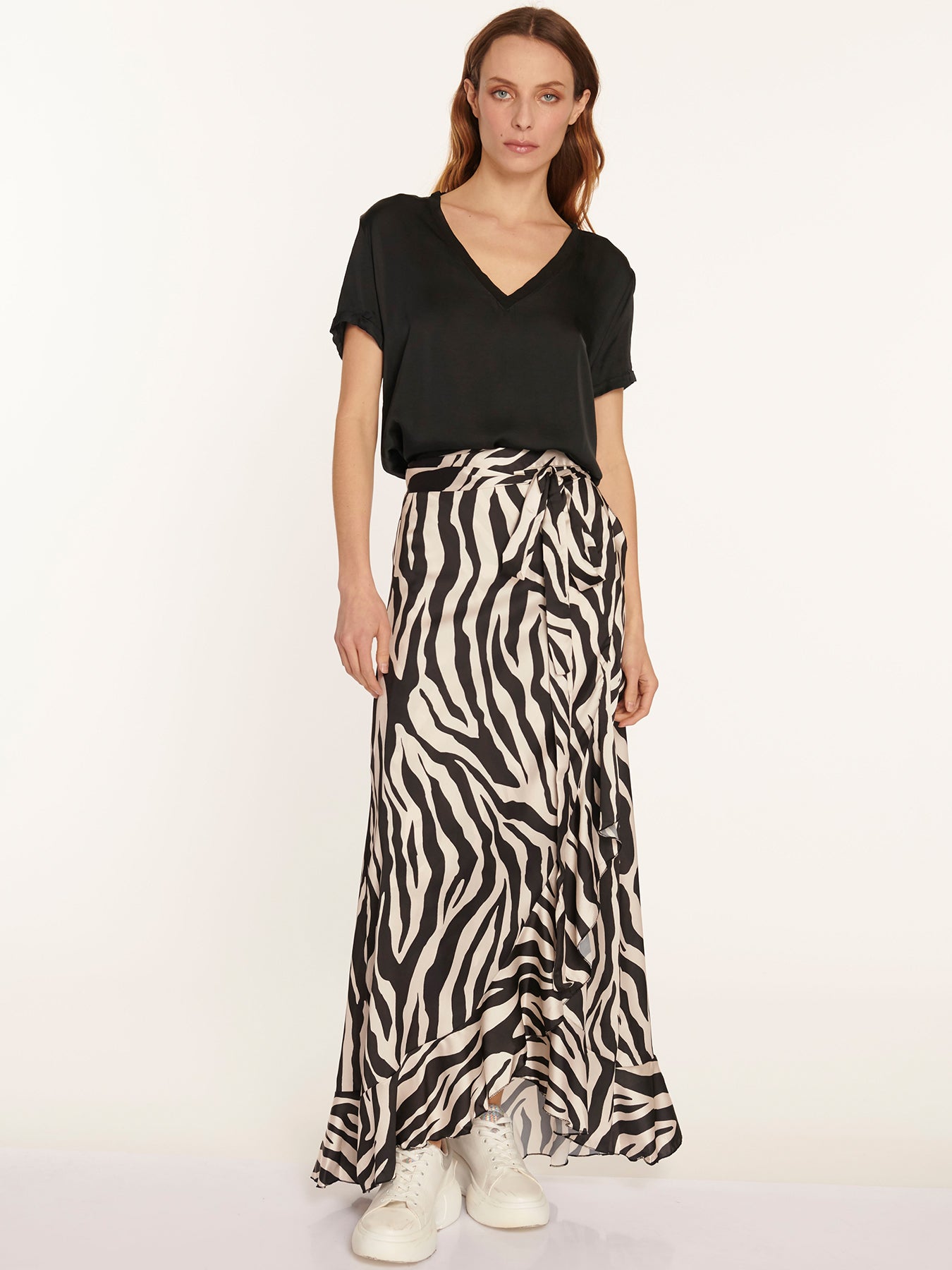 Falda Celestina Zebra Leidiró