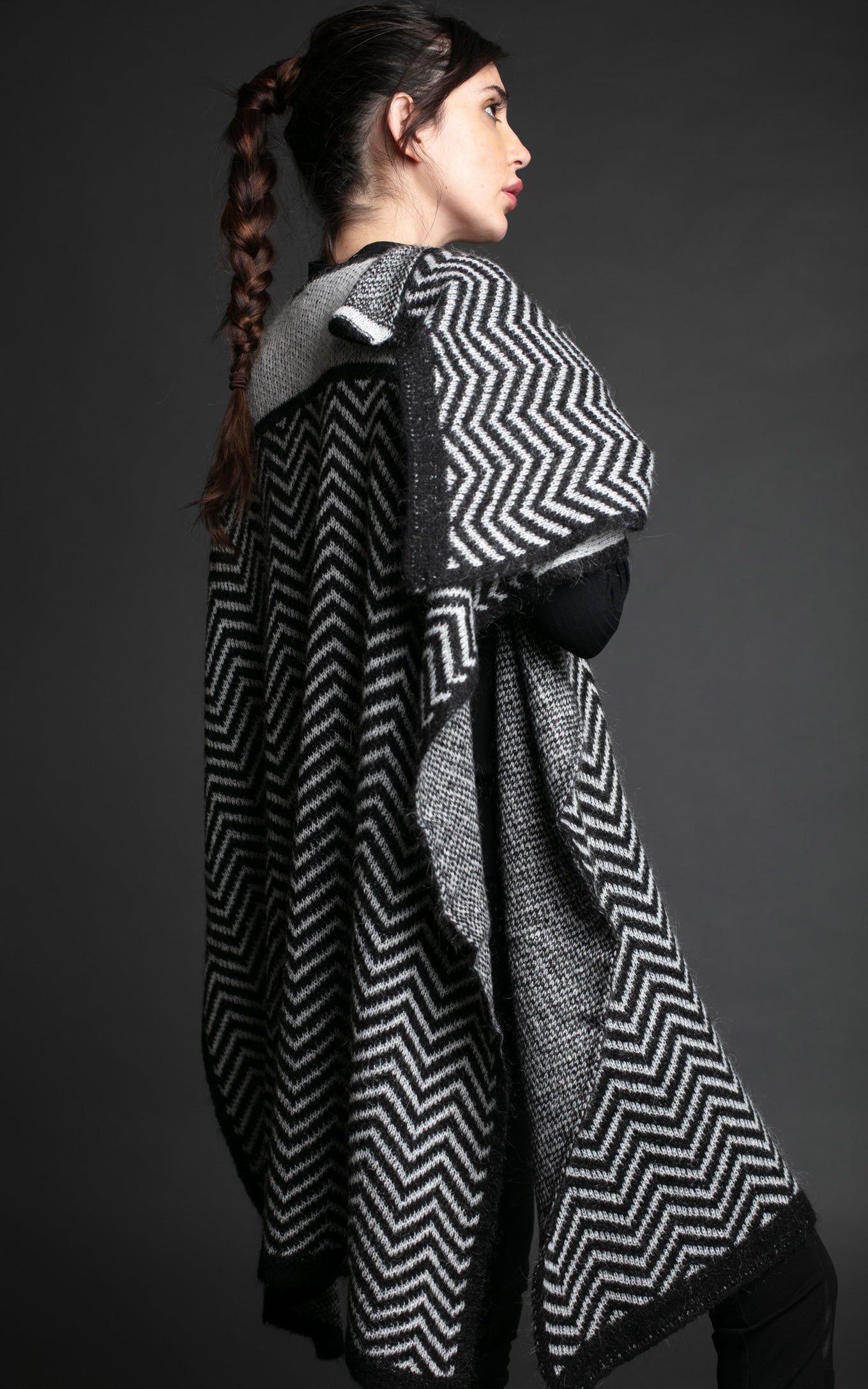 PONCHO FEDERICA BCO/NEG