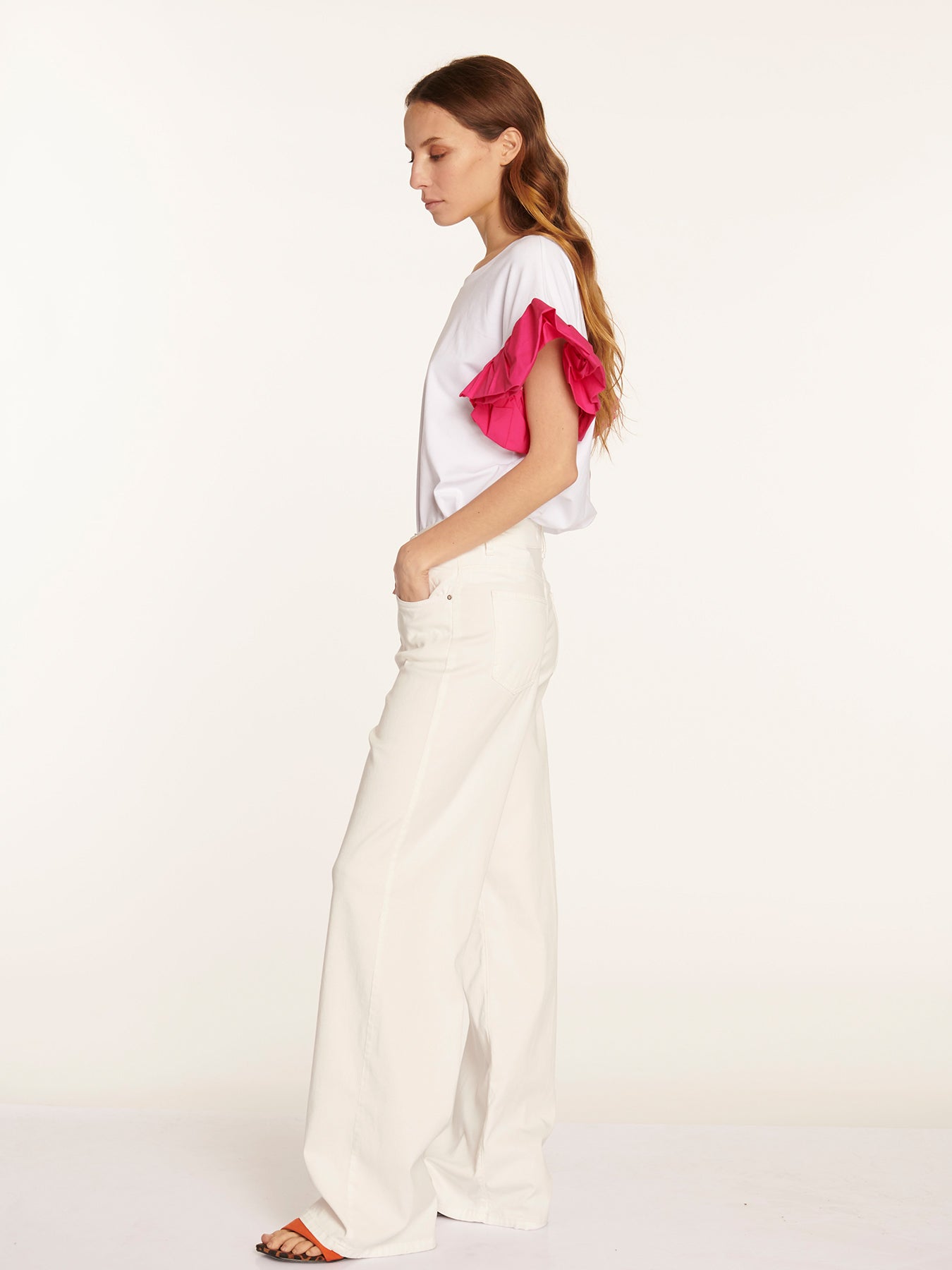 Jeans Francesca Blanco Leidiró