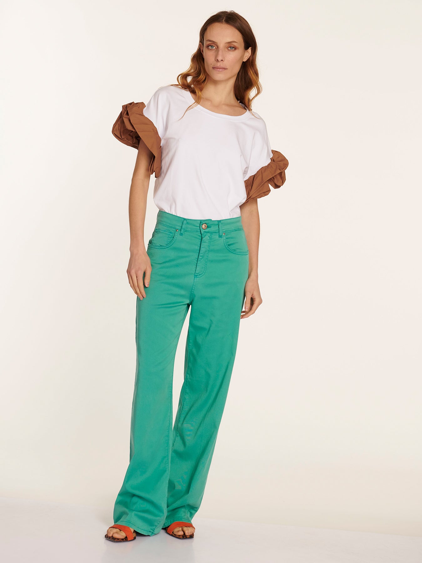 Jeans Francesca Verde Leidiró