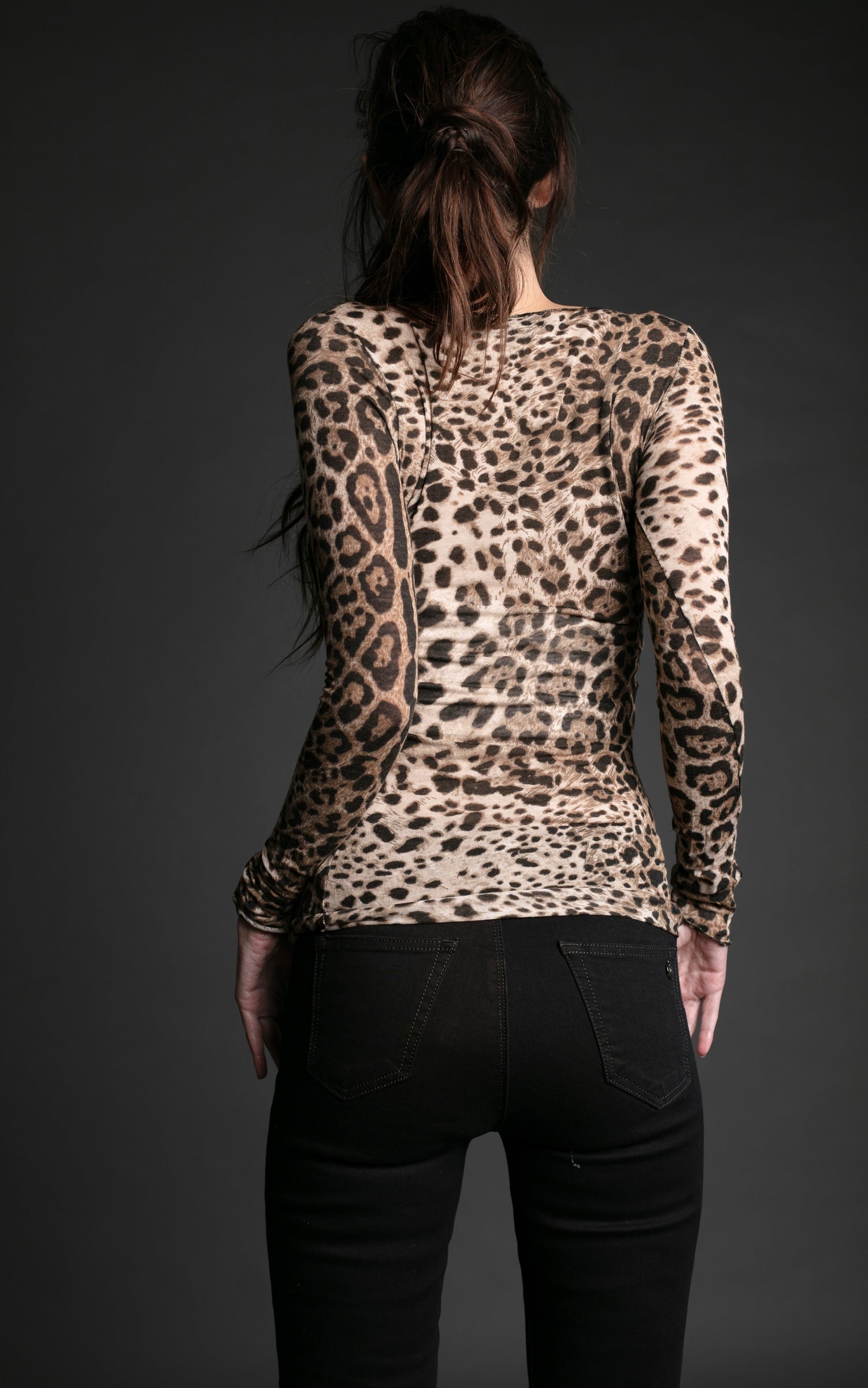 POLERA MARINA LEOPARDO
