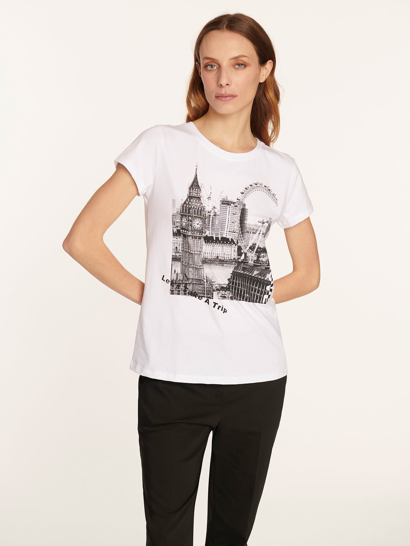 Polera Elisabetta Blanco Leidiró
