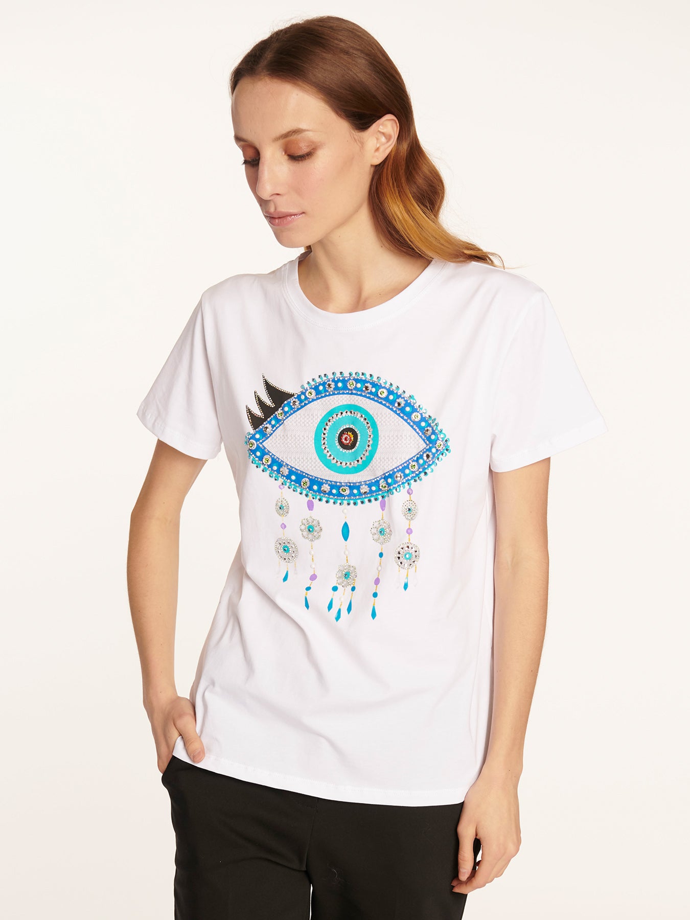 Polera Evelina Blanco Leidiró