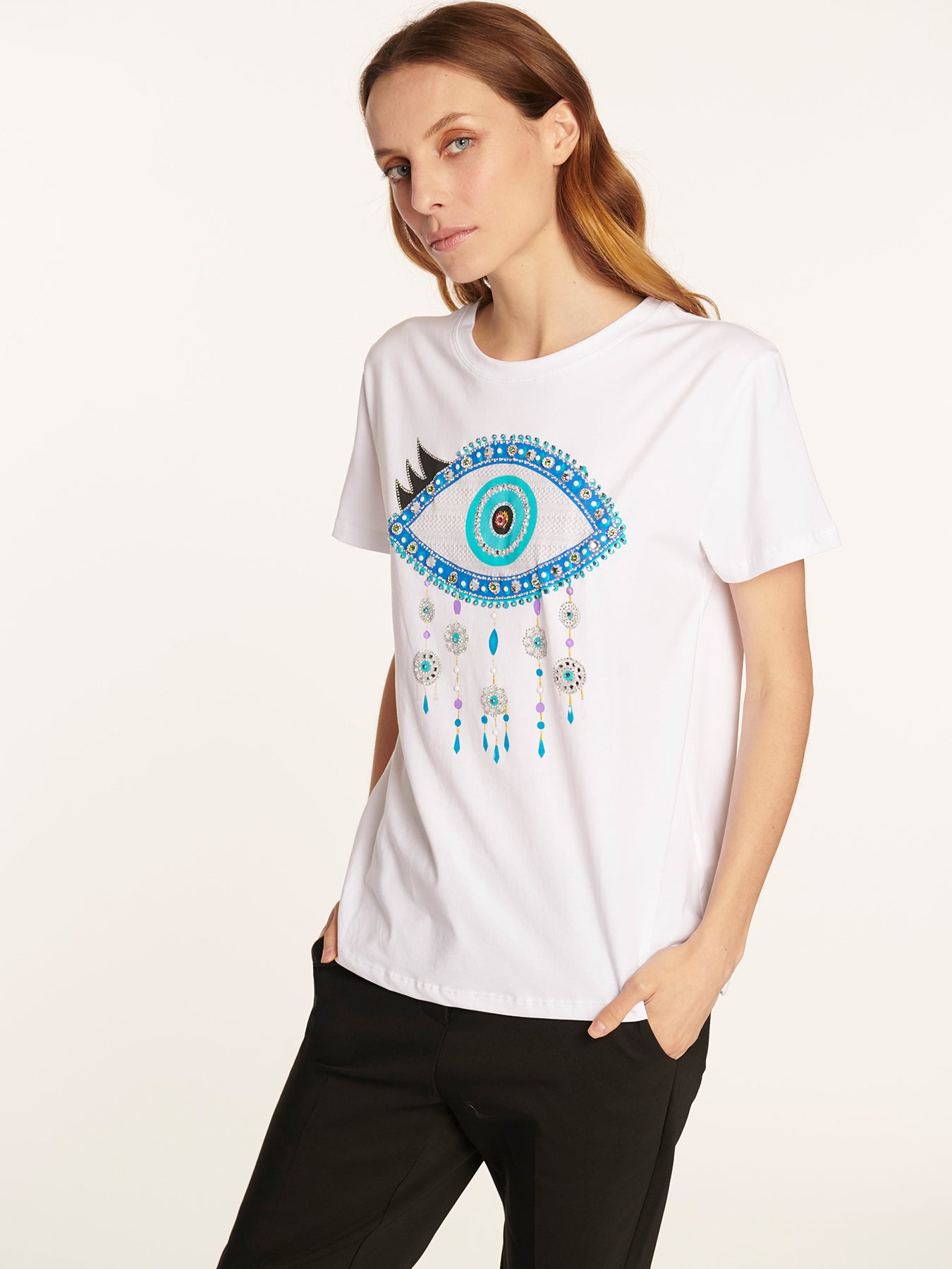 Polera Evelina Blanco Leidiró