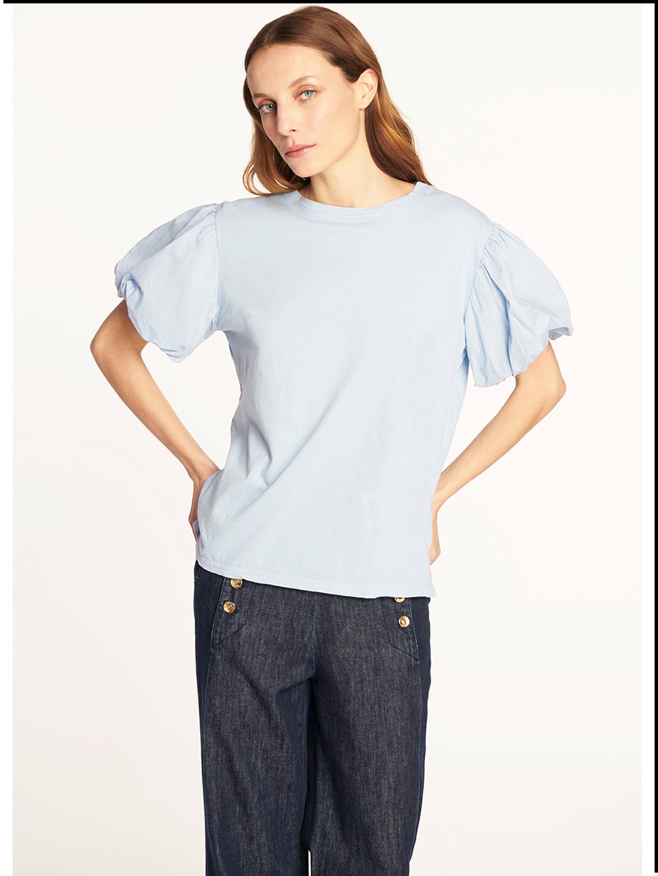 Polera Mariella Celeste Leidiró