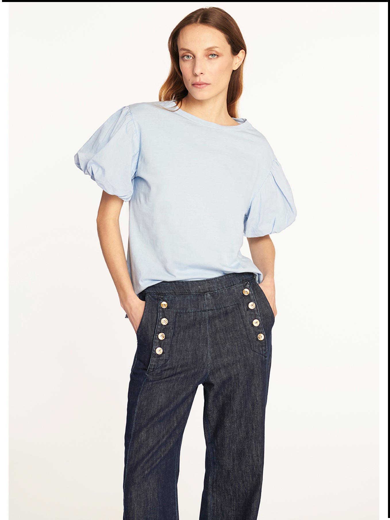 Polera Mariella Celeste Leidiró