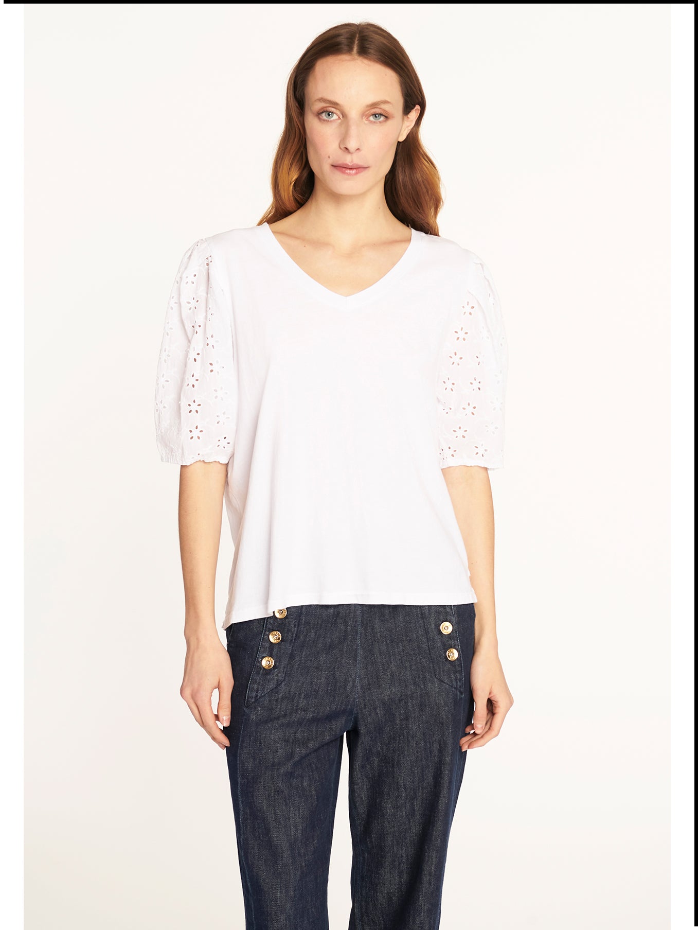 Polera Francesca Blanco Leidiró