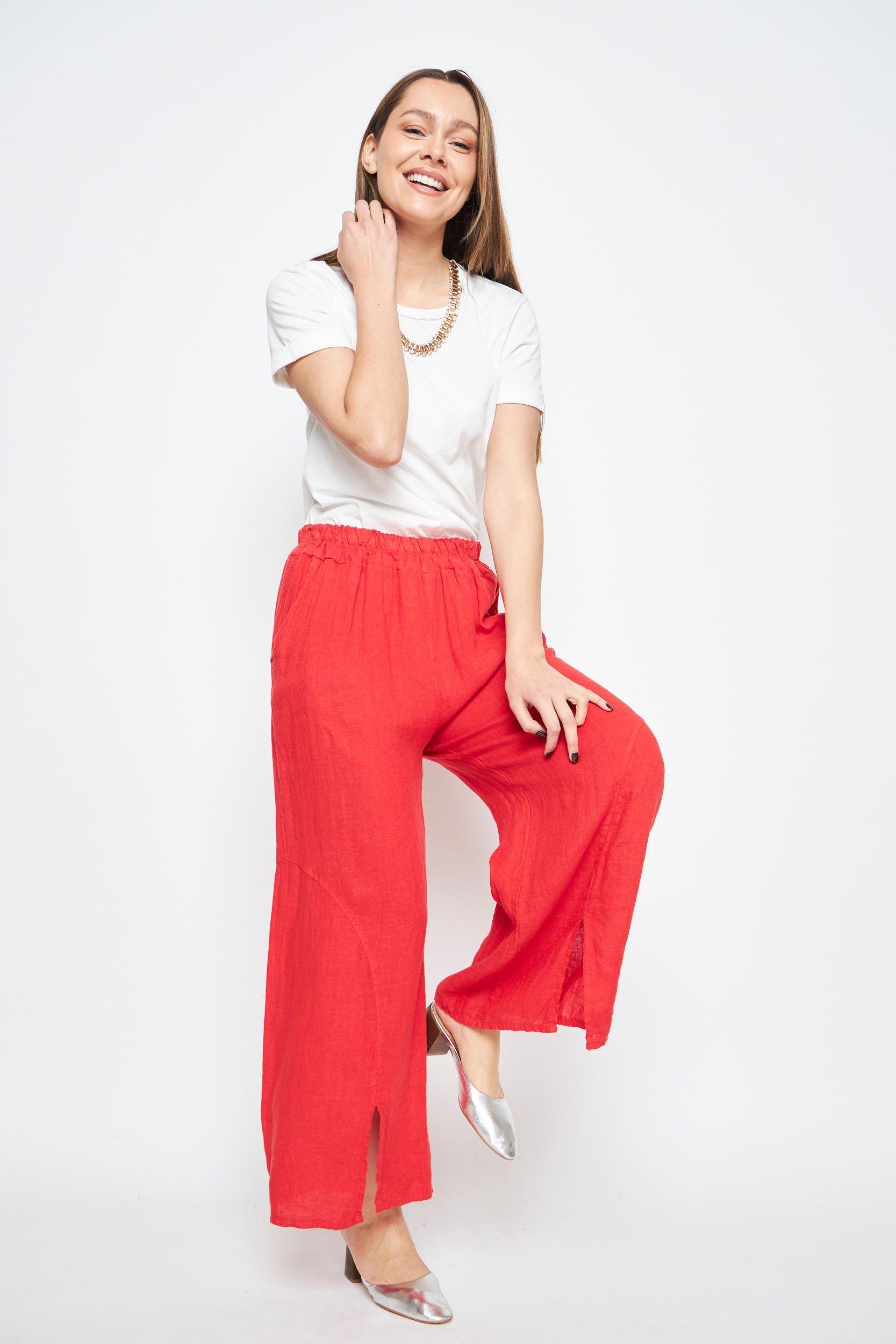 PANTALON SIRA ROJO