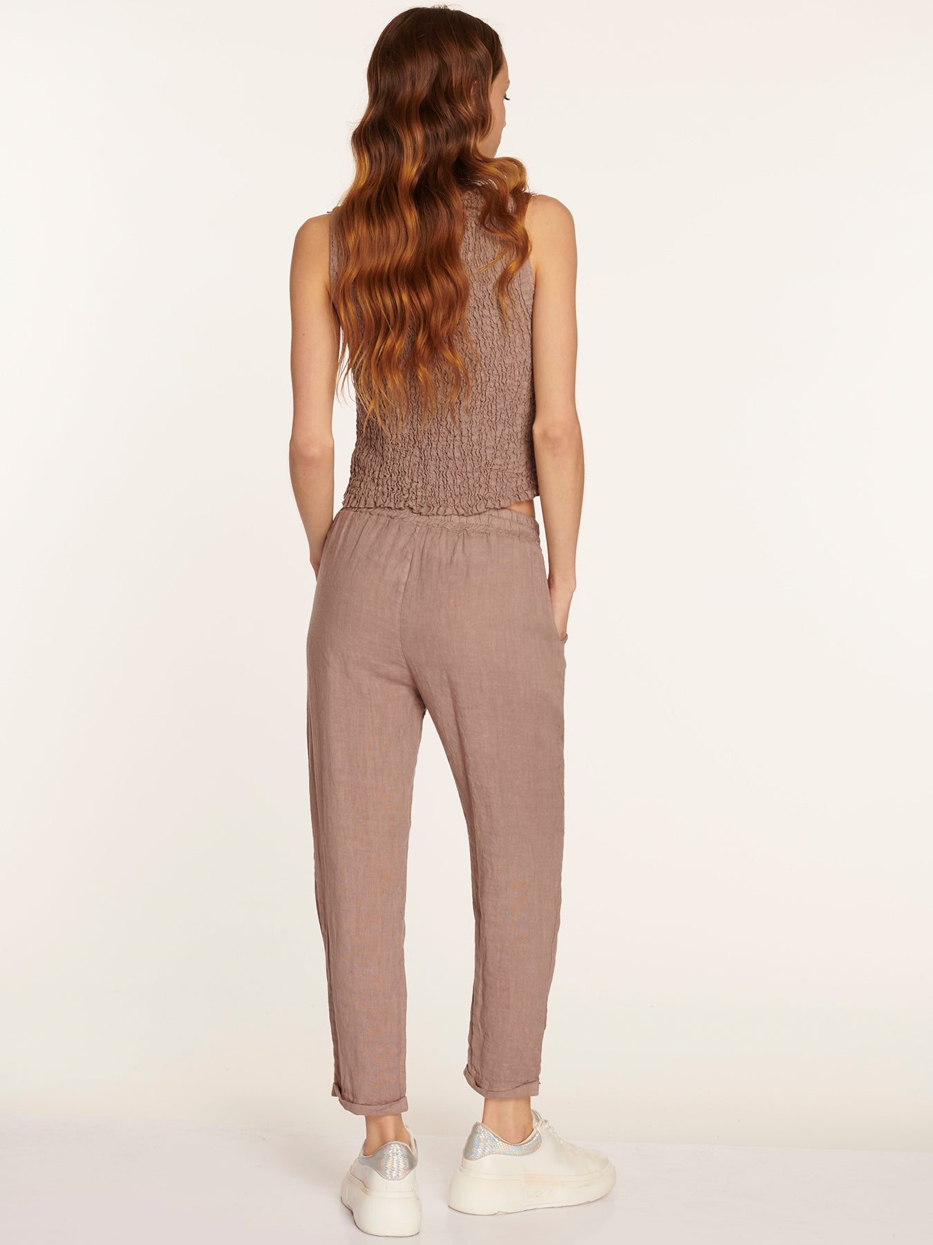 Pantalón Antonella Taupe Leidiró
