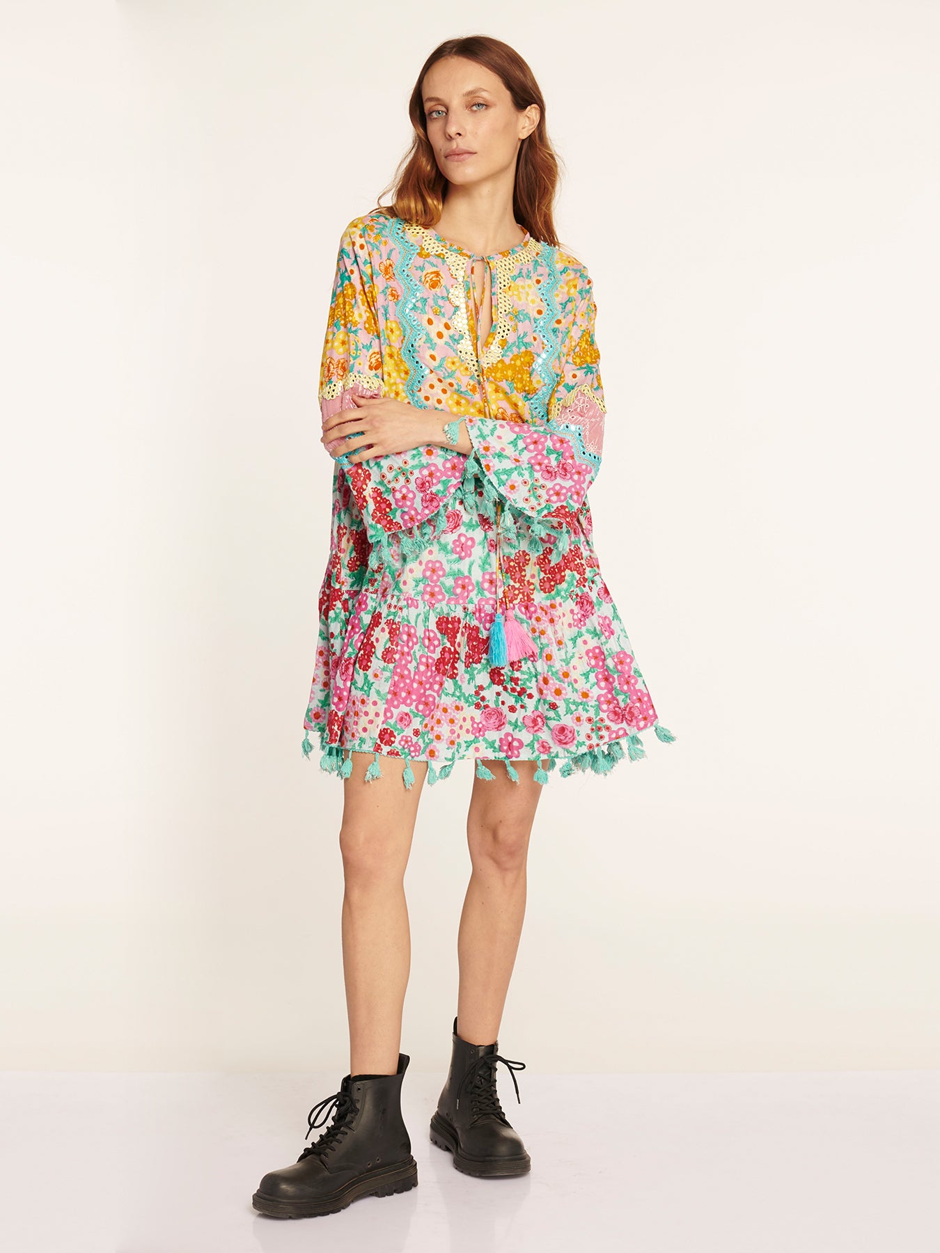 Túnica Chechilia Rosa Leidiró