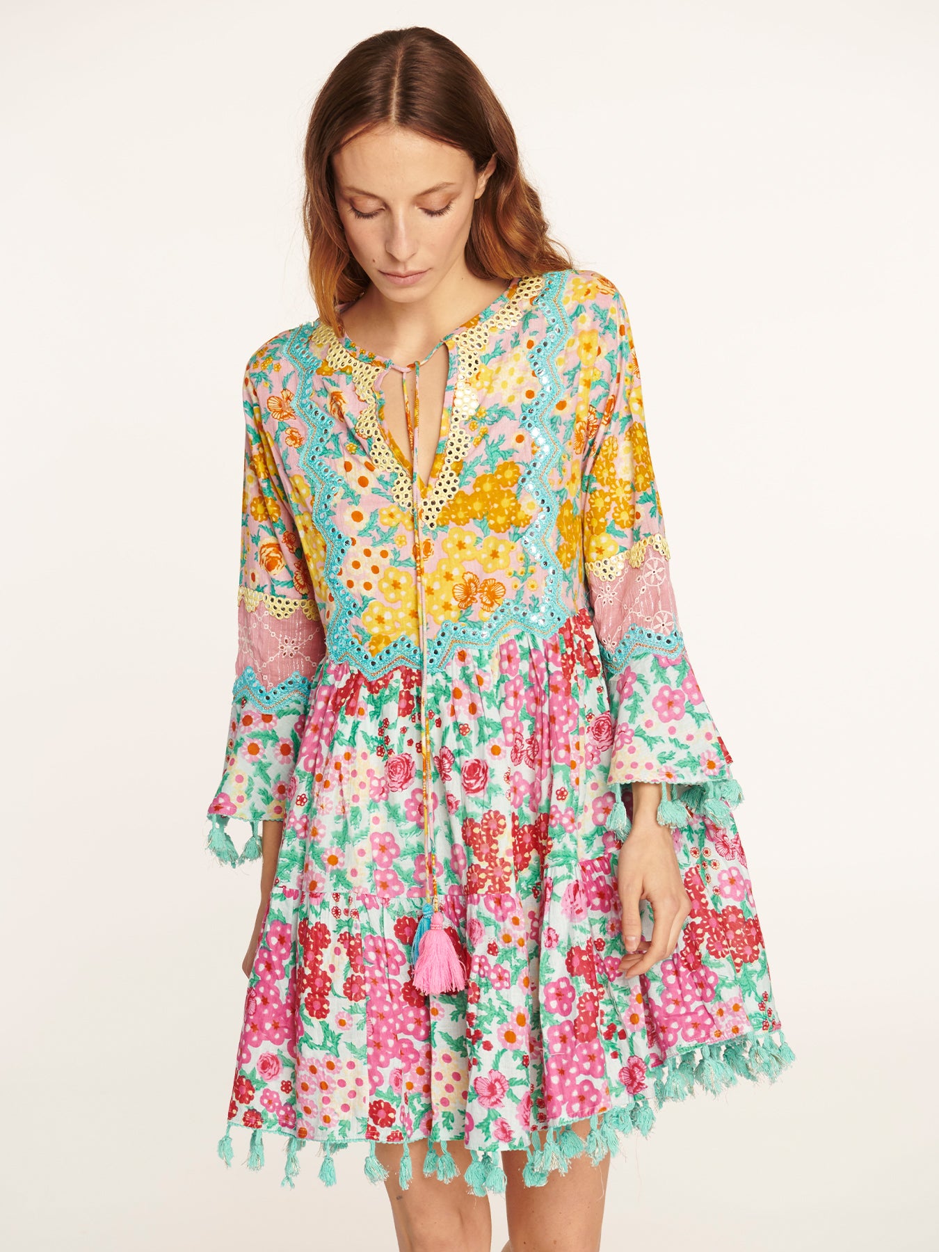 Túnica Chechilia Rosa Leidiró