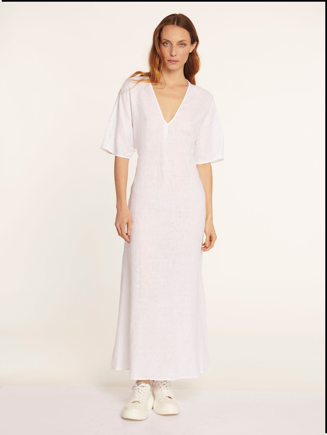 Vestido Amadea Blanco Leidiró