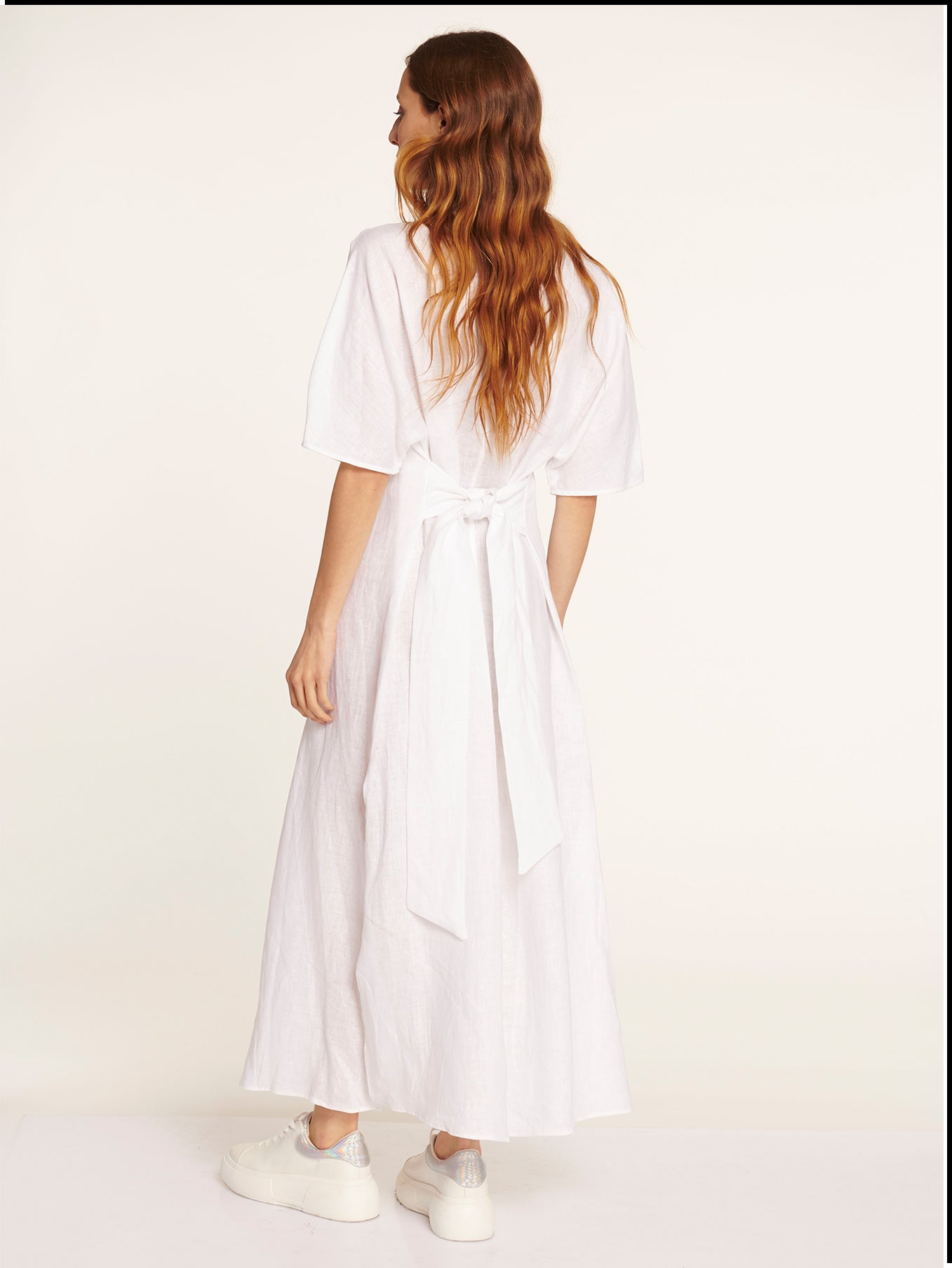 Vestido Amadea Blanco Leidiró