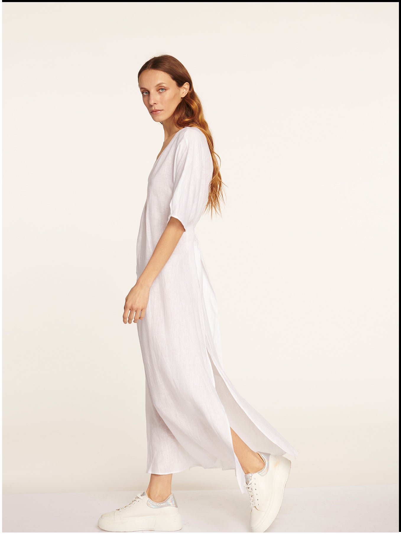 Vestido Amadea Blanco Leidiró