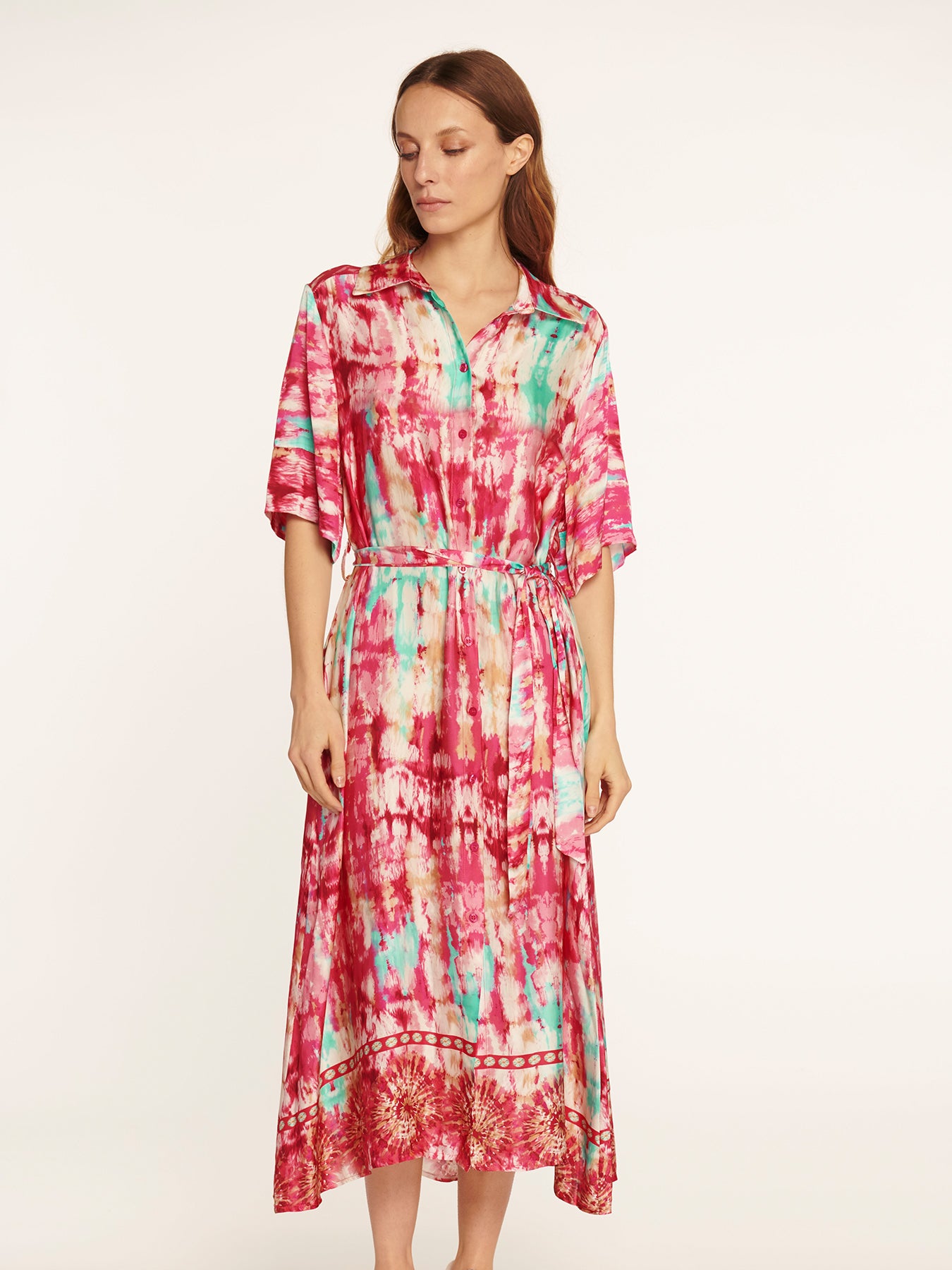 Vestido Alessia Fucsia Leidiró