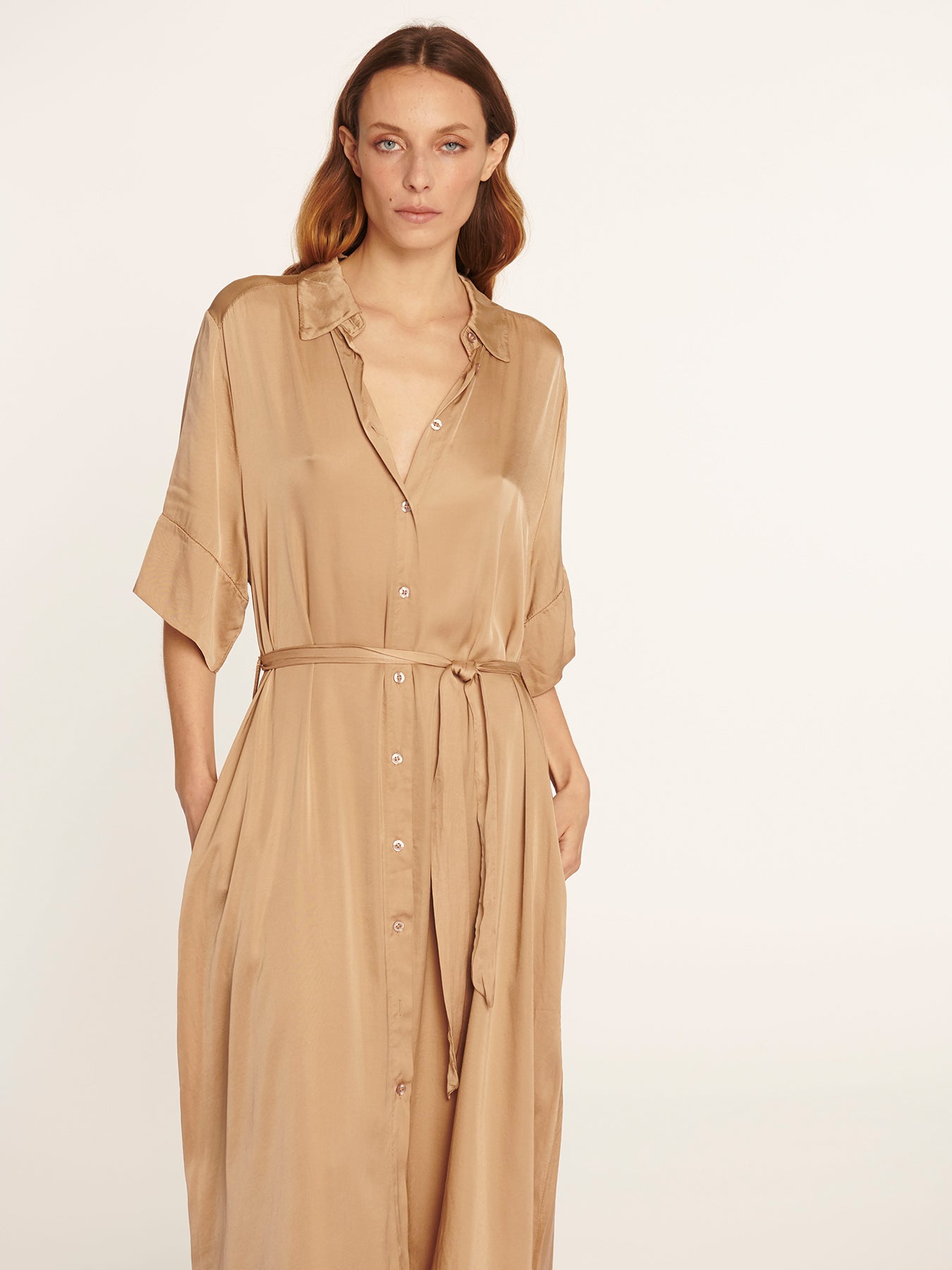 Vestido Bianca Beige Leidiró