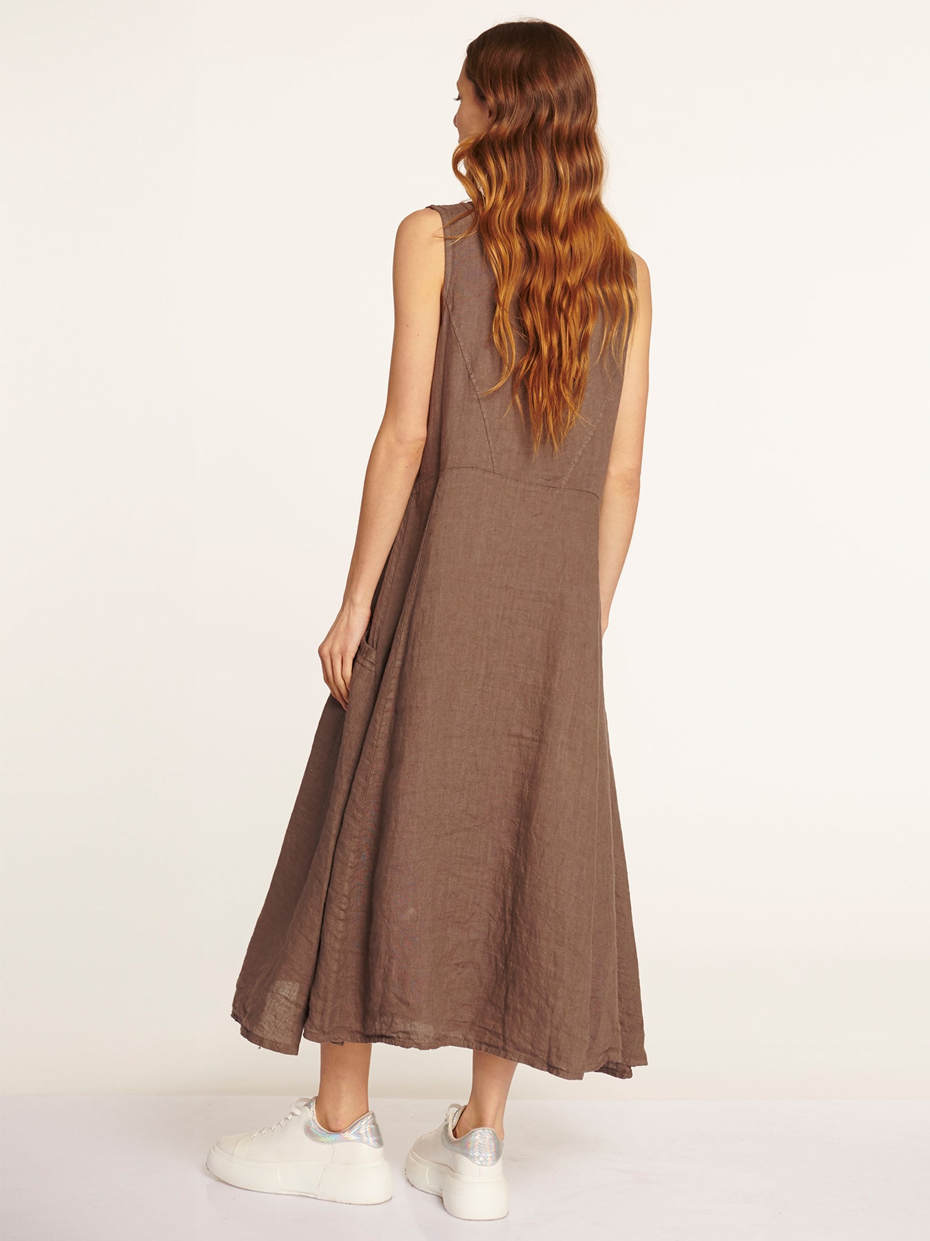 Vestido Vincenza Fango Leidiró