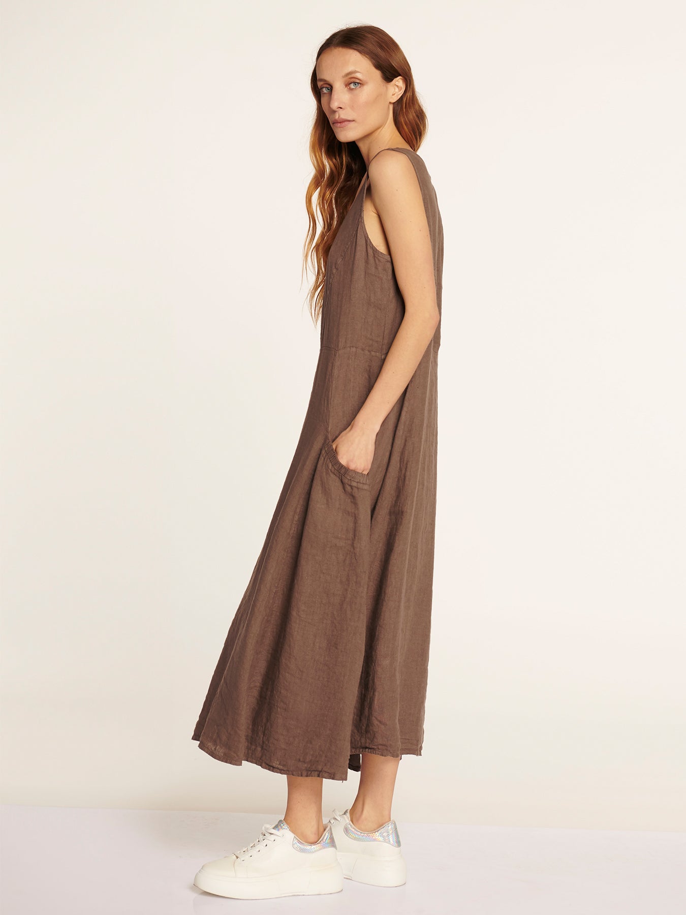 Vestido Vincenza Fango Leidiró