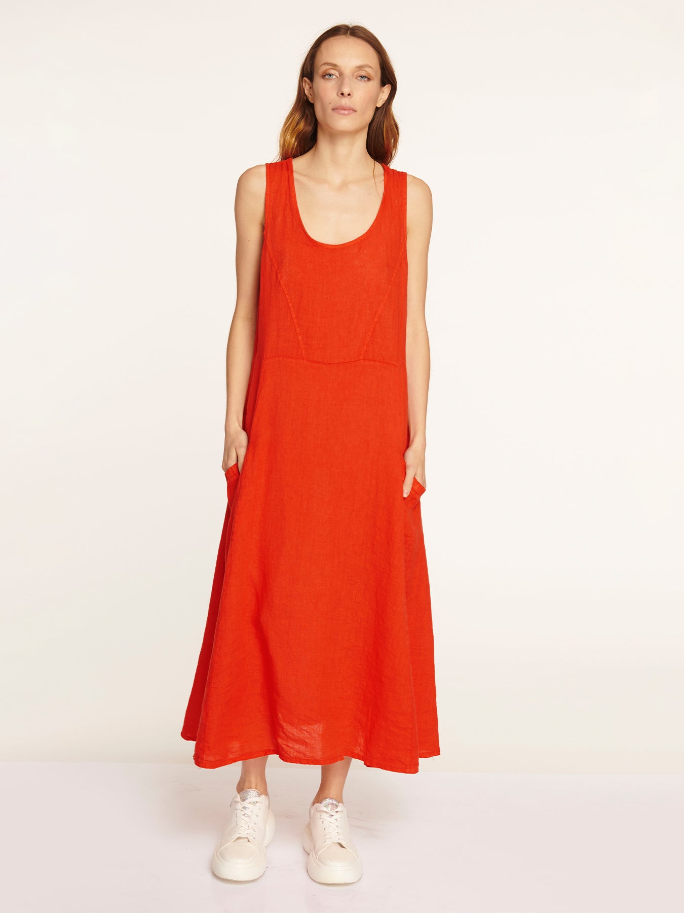 Vestido Vincenza Rojo Leidiró